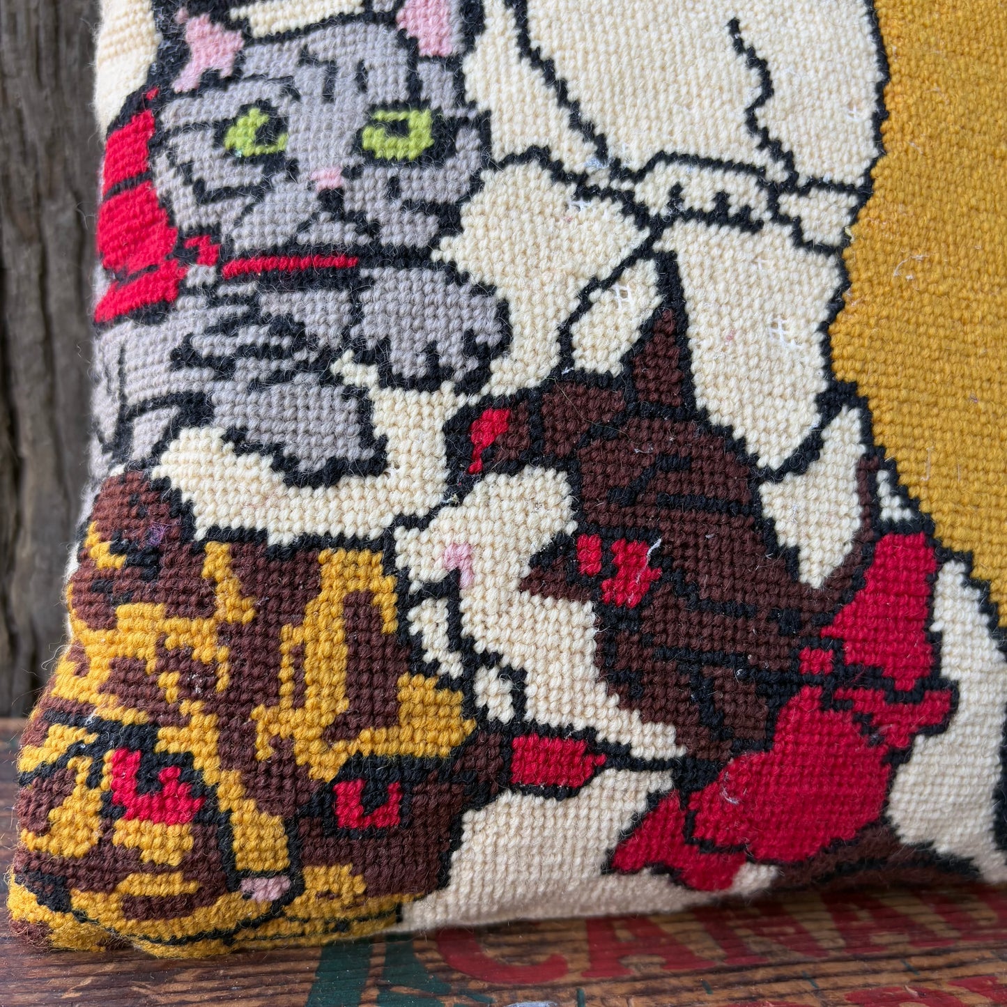 【USA vintage】 cushion CAT