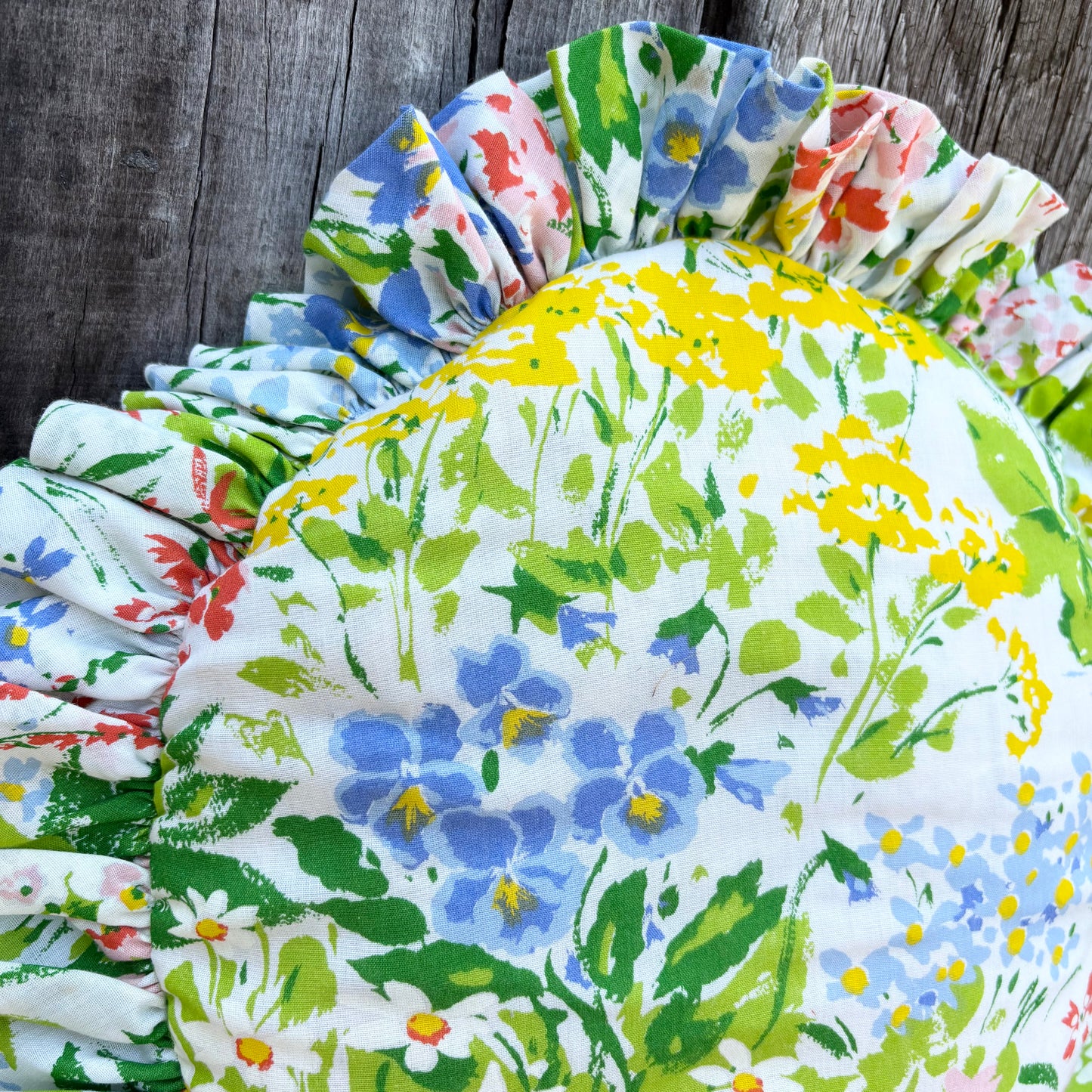 【USA vintage】handmade cushion