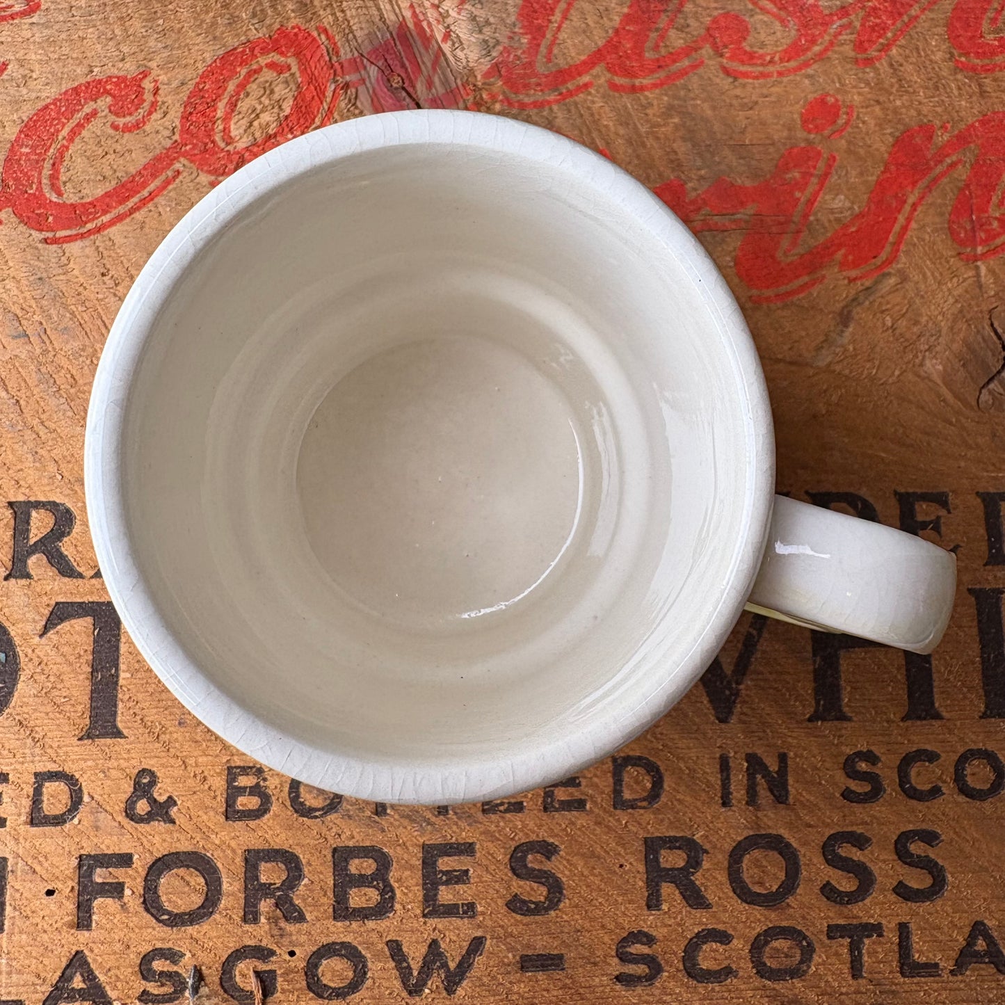 【1970s JAPAN Vintage】mugcup Yellow