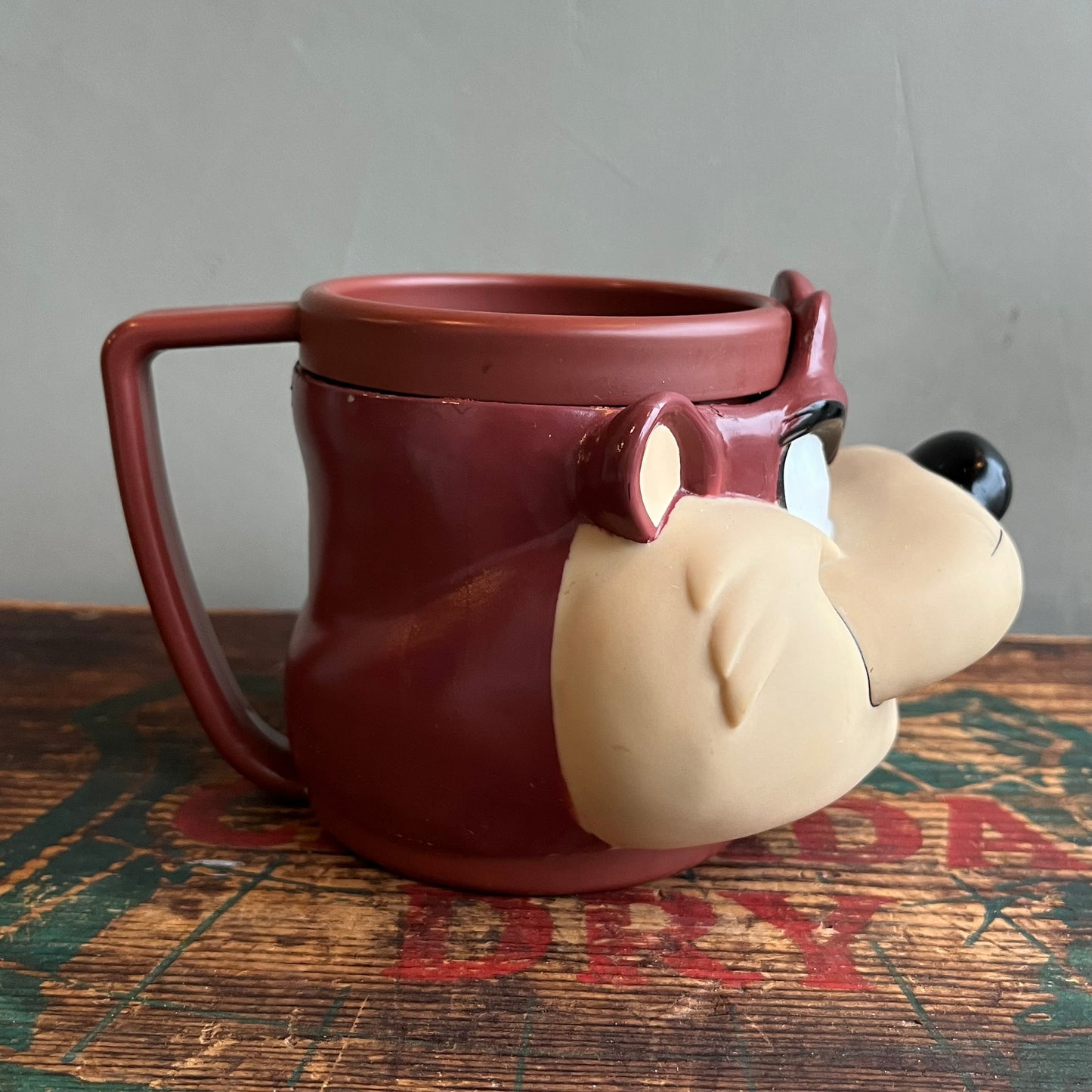 【1992】LOONEY TUNES Face mug Tasmanian Devil