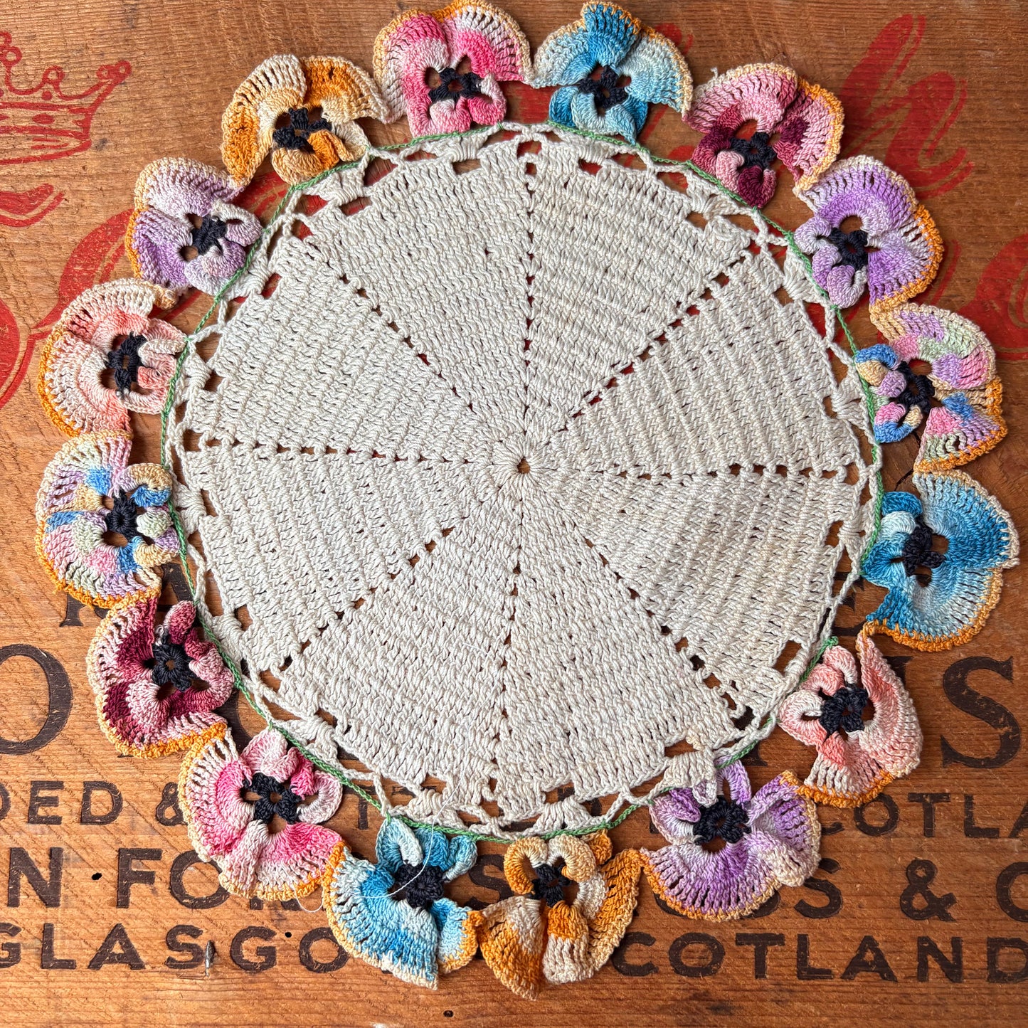 【USA vintage】 lace doily