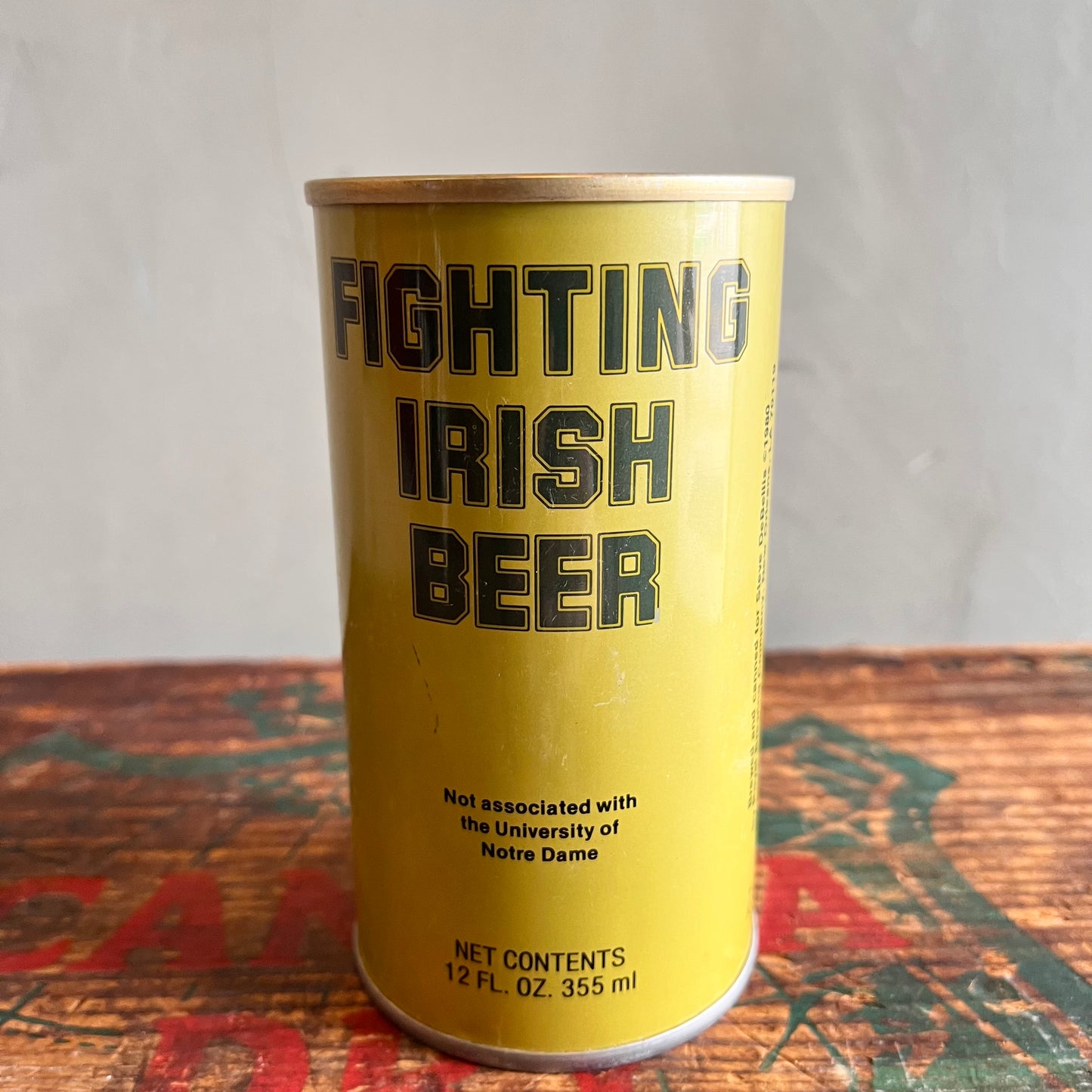 【USA vintage】FIGHTING IRISH BEER CAN