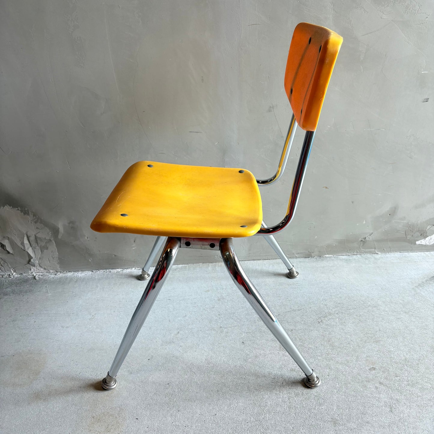 【USA vintage】VIRCO School Chair Yellow