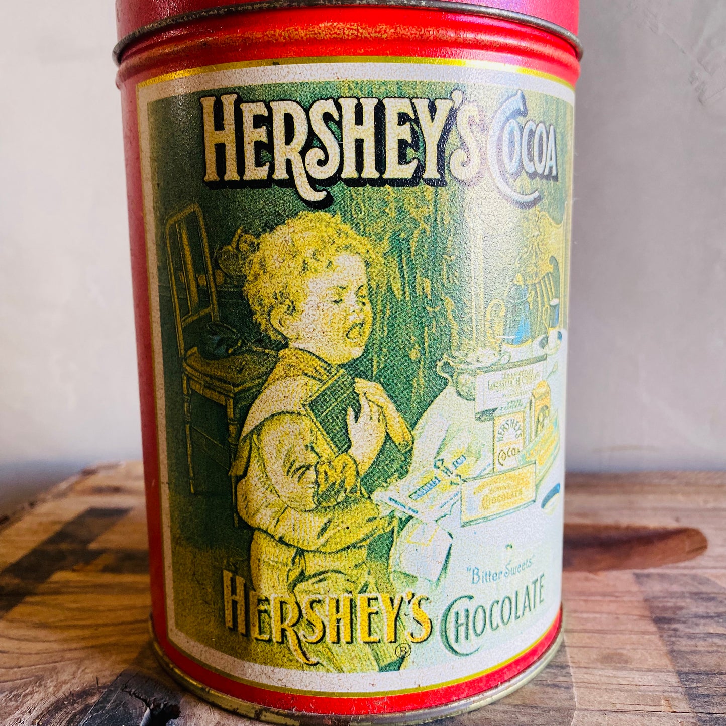 【1989 USA vintage】HERSHEY'S COCOA 缶