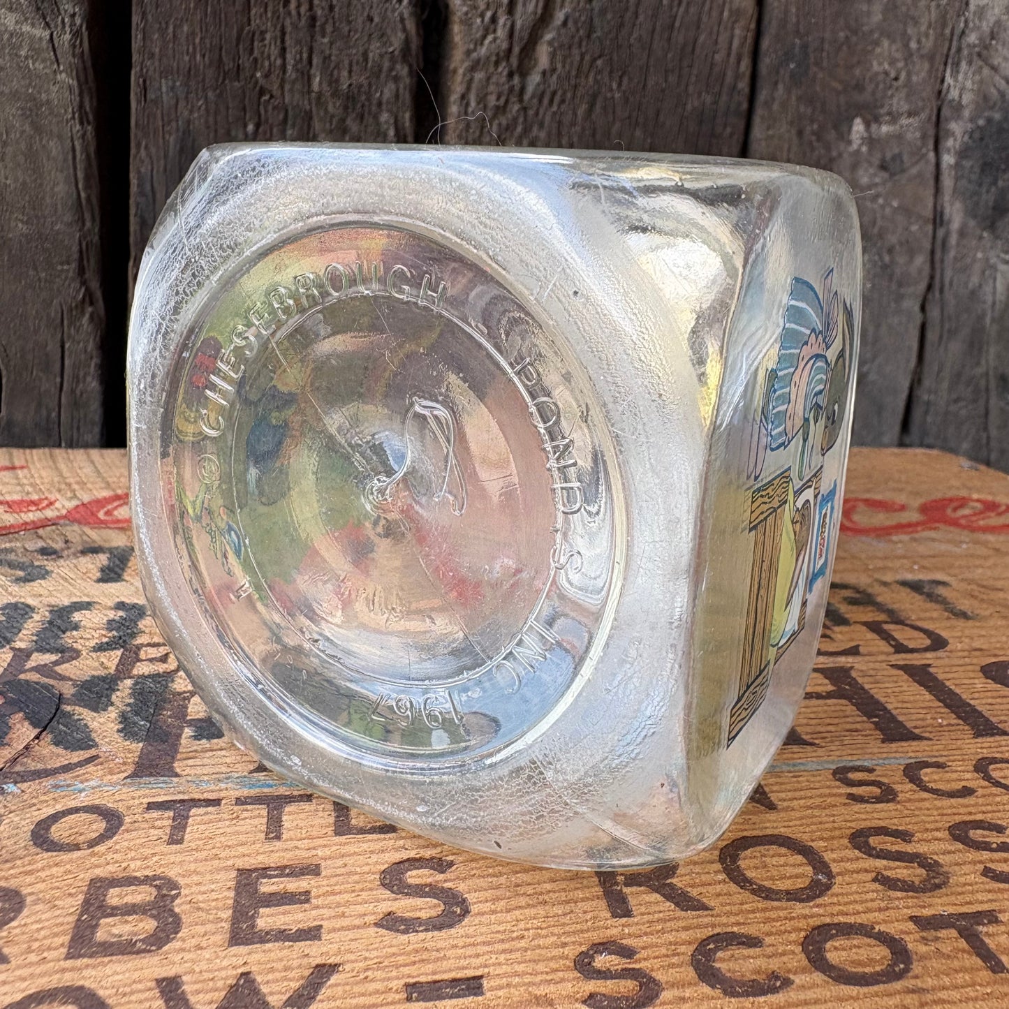 【1967 USA vintage】Vaseline Peter Rabbit Plastic Nursery Jar