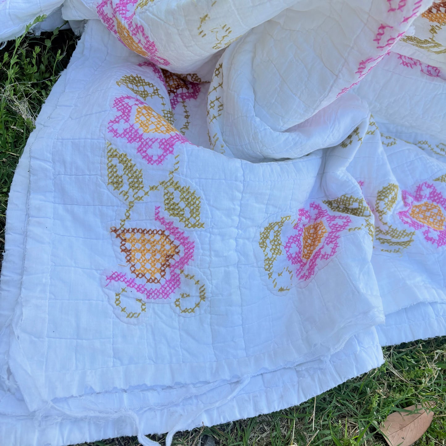 【USA Vintage】Floral Quilt