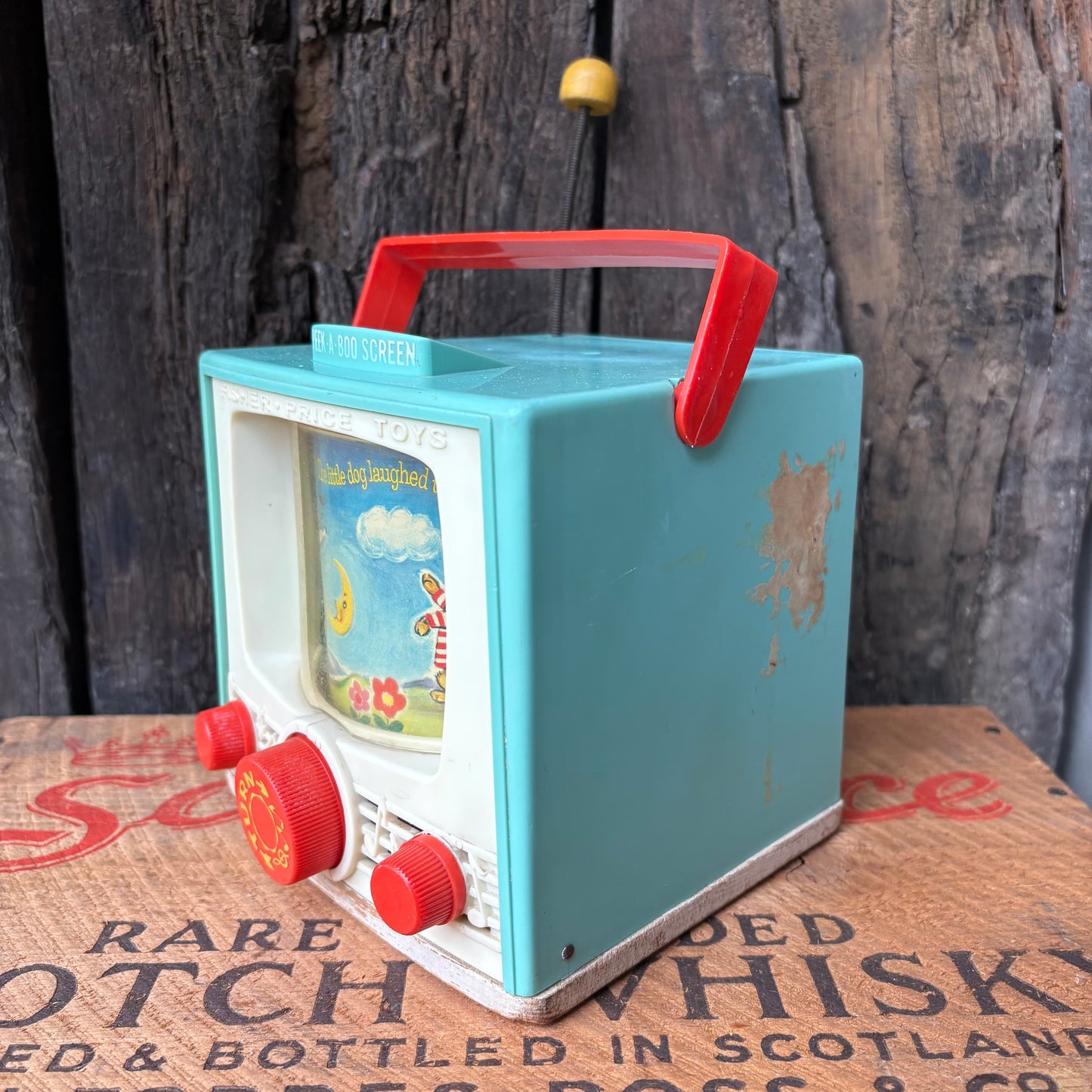 【1960s USA vintage】Fisher-Price PEEK-A-BOO Screen TV