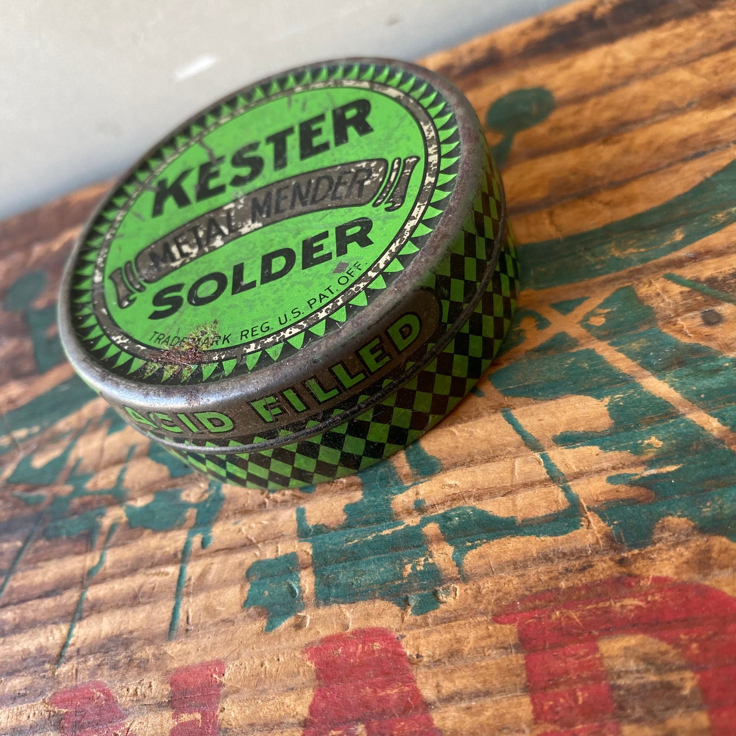 【1960s USA vintage】tin can KESTER