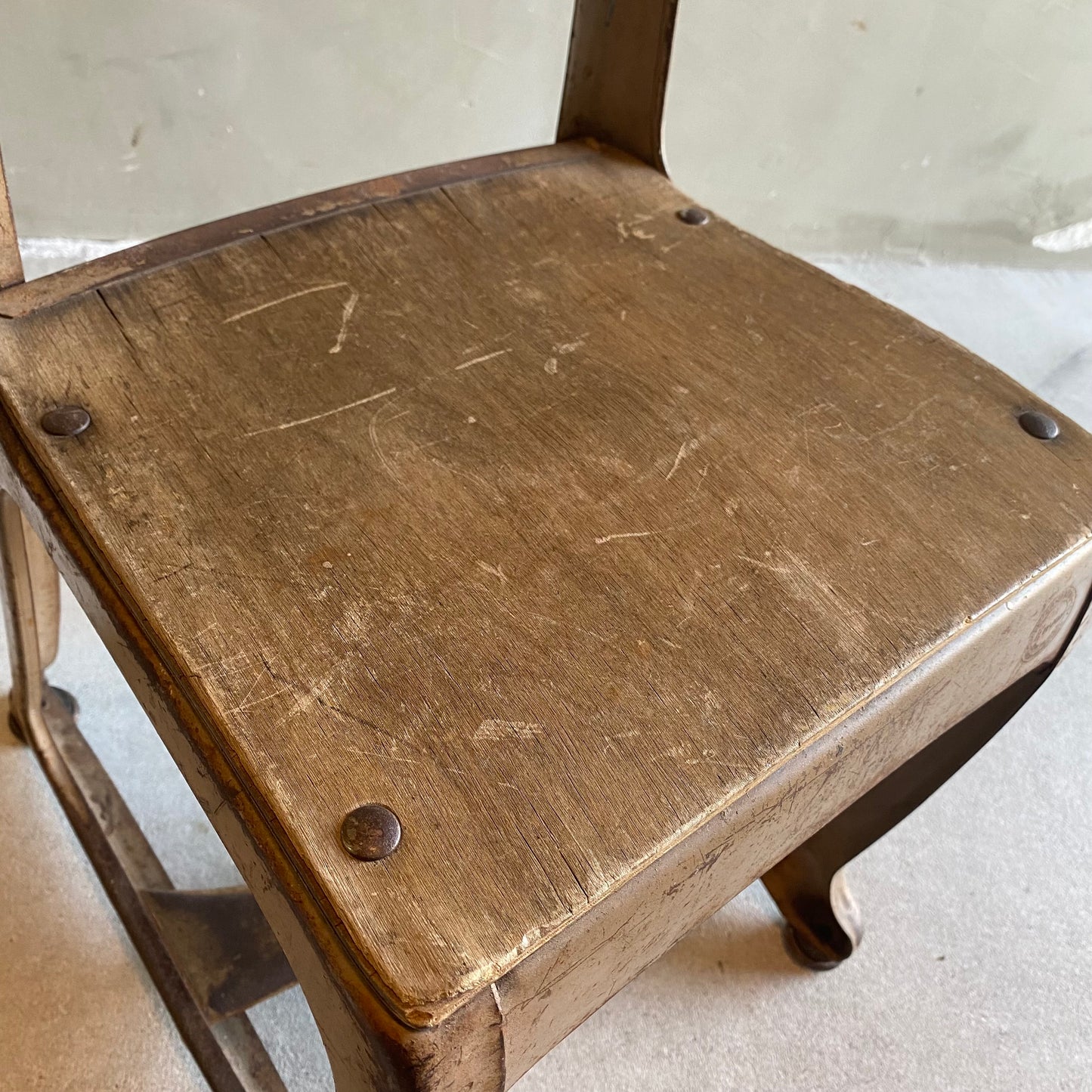 【1950s-1960s USA vintage】School chair