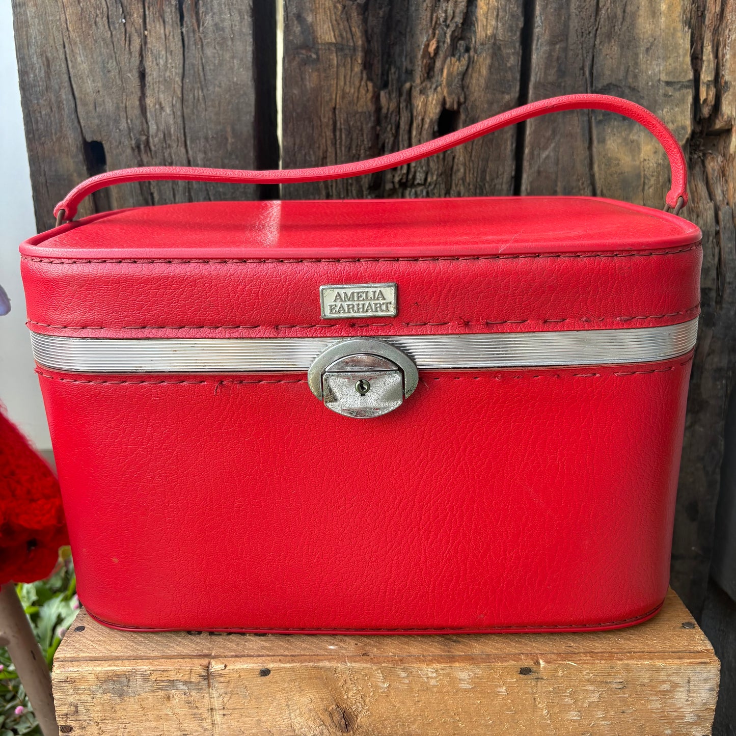 【1960s USA vintage】AMELIA EARHART train case