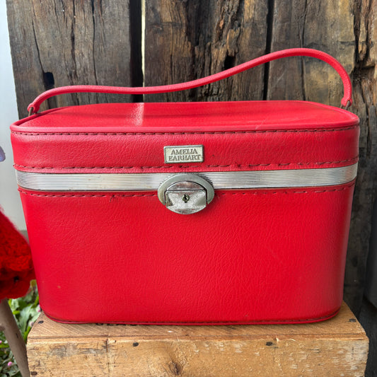 【1960s USA vintage】AMELIA EARHART train case