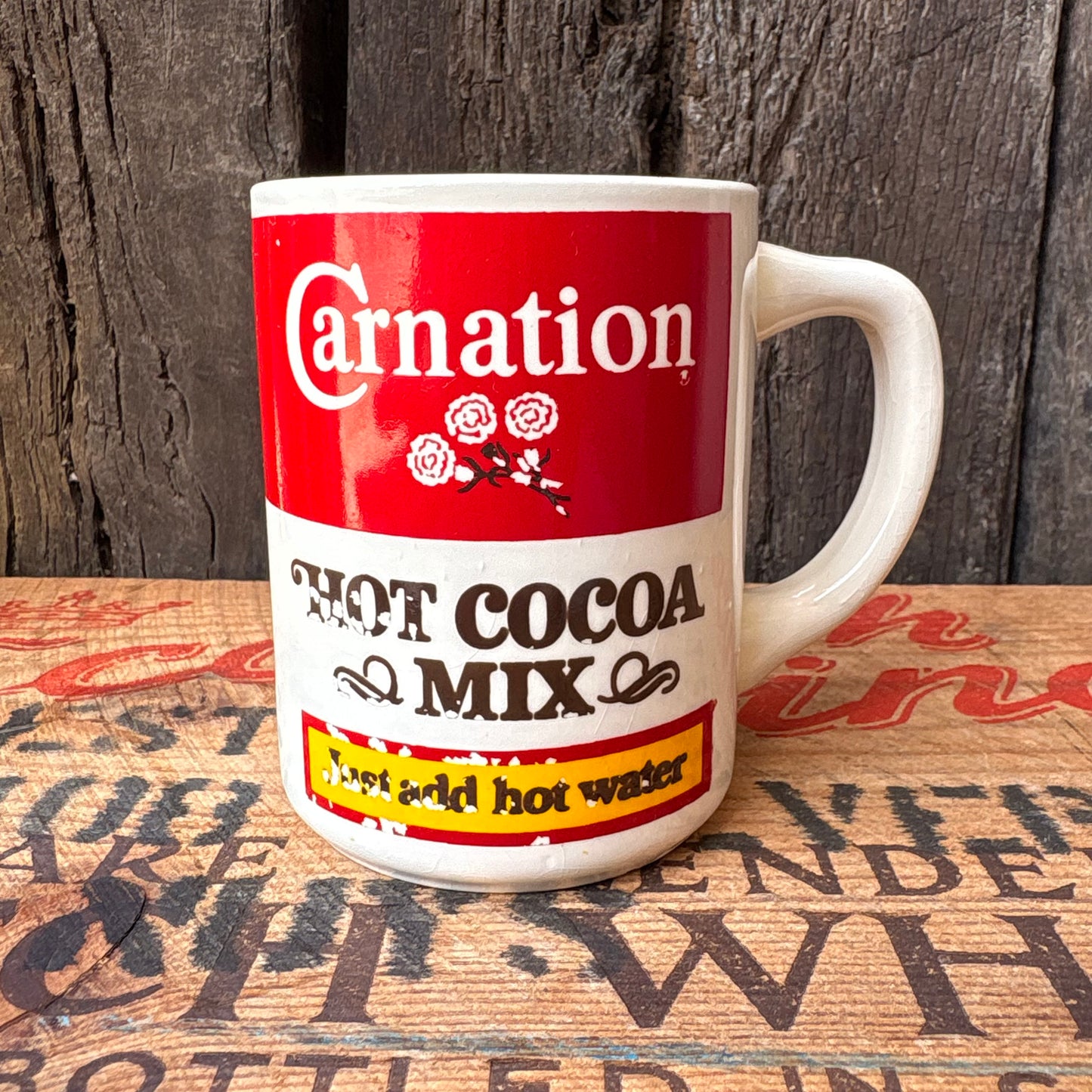 【1970s-1980s USA vintage】Carnation HOT COCOA MIX Mugcup