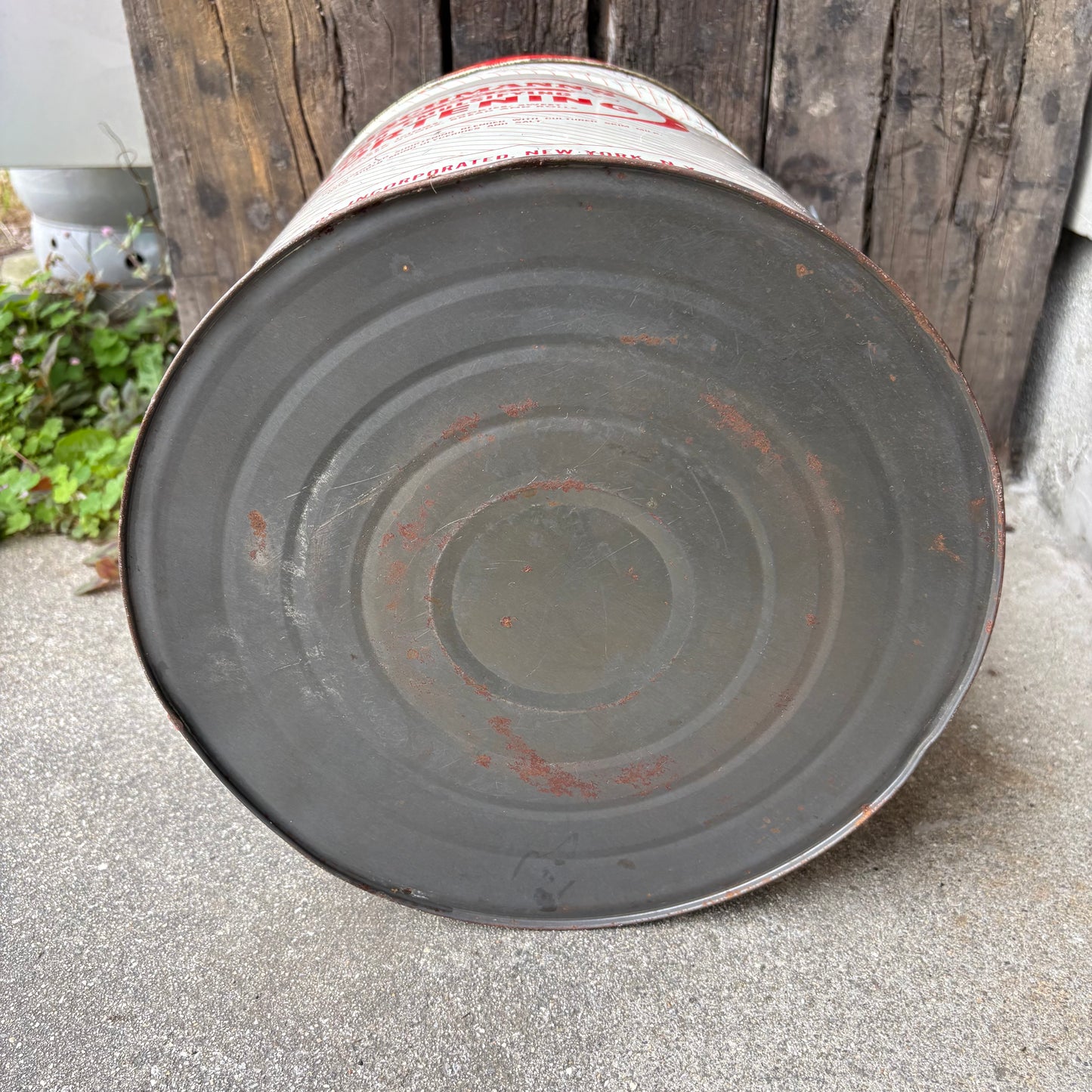 【1940s-1960s USA vintage】FLEISCHMANN’S SHORTENING Tin Can