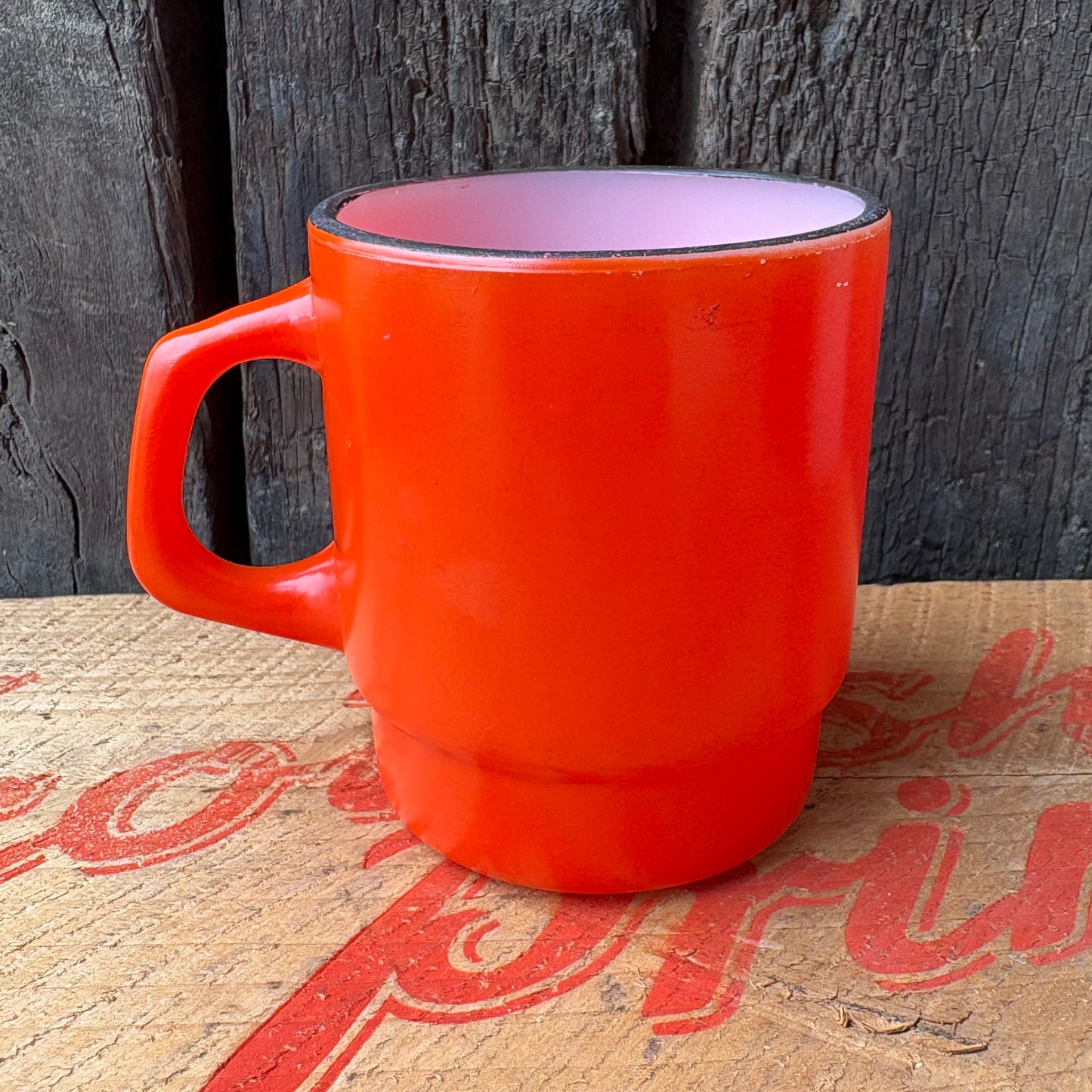 【1960s USA vintage】Fire-King Red