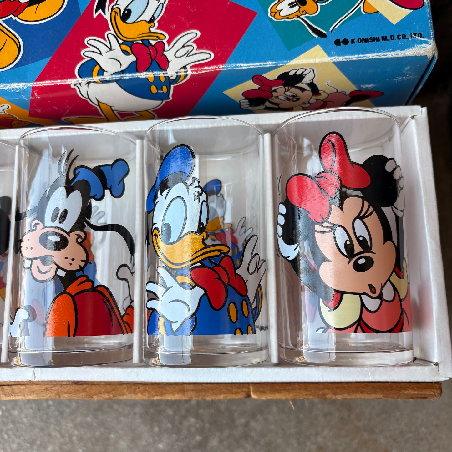 【1980s vintage】Disney Character GLASS SET