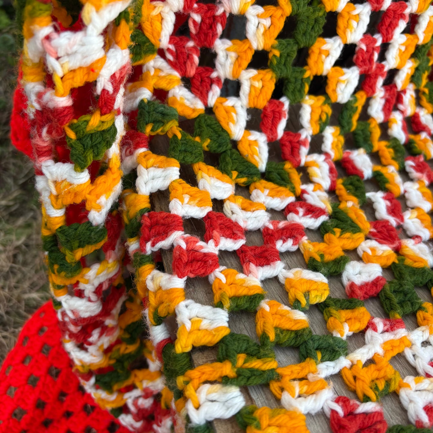 【USA vintage】 granny blanket