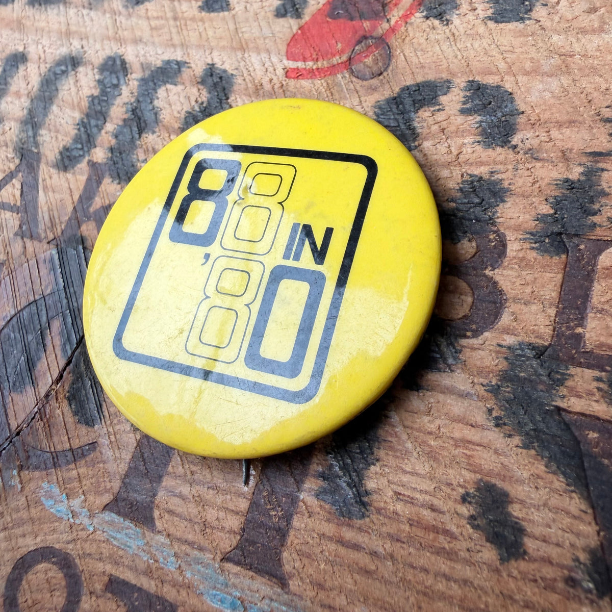 【1980s USA vintage】88 IN ’80 Campaign Pinback Button