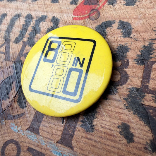 【1980s USA vintage】88 IN ’80 Campaign Pinback Button
