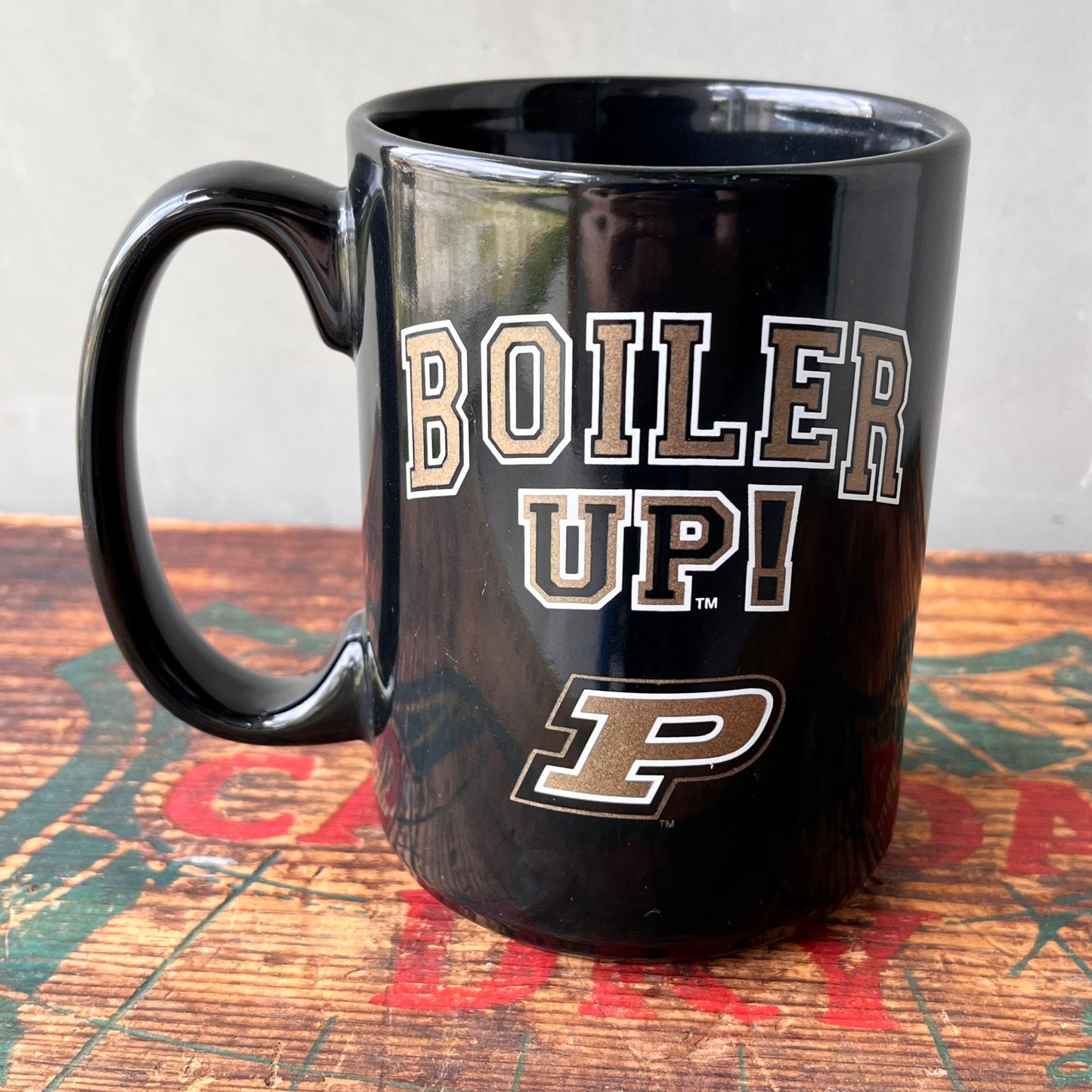 【USA vintage】Purdue Boilermakers
BOILER UP ! P Black Mug