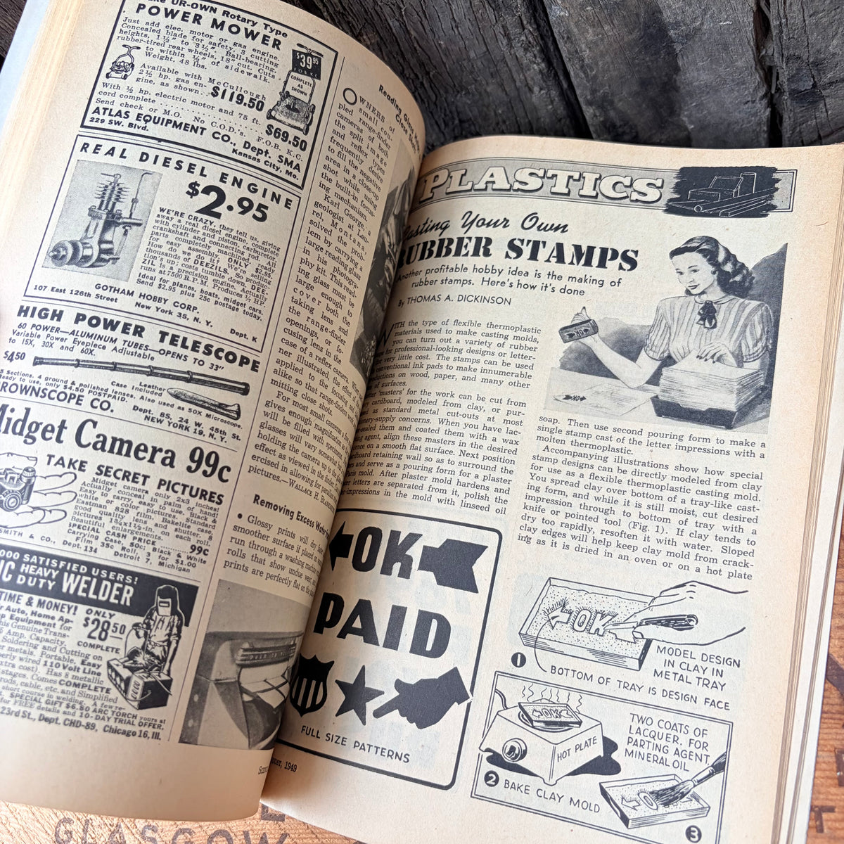【1940s USA vintage】SCIENCE and MECHANICS AUGUST 1949