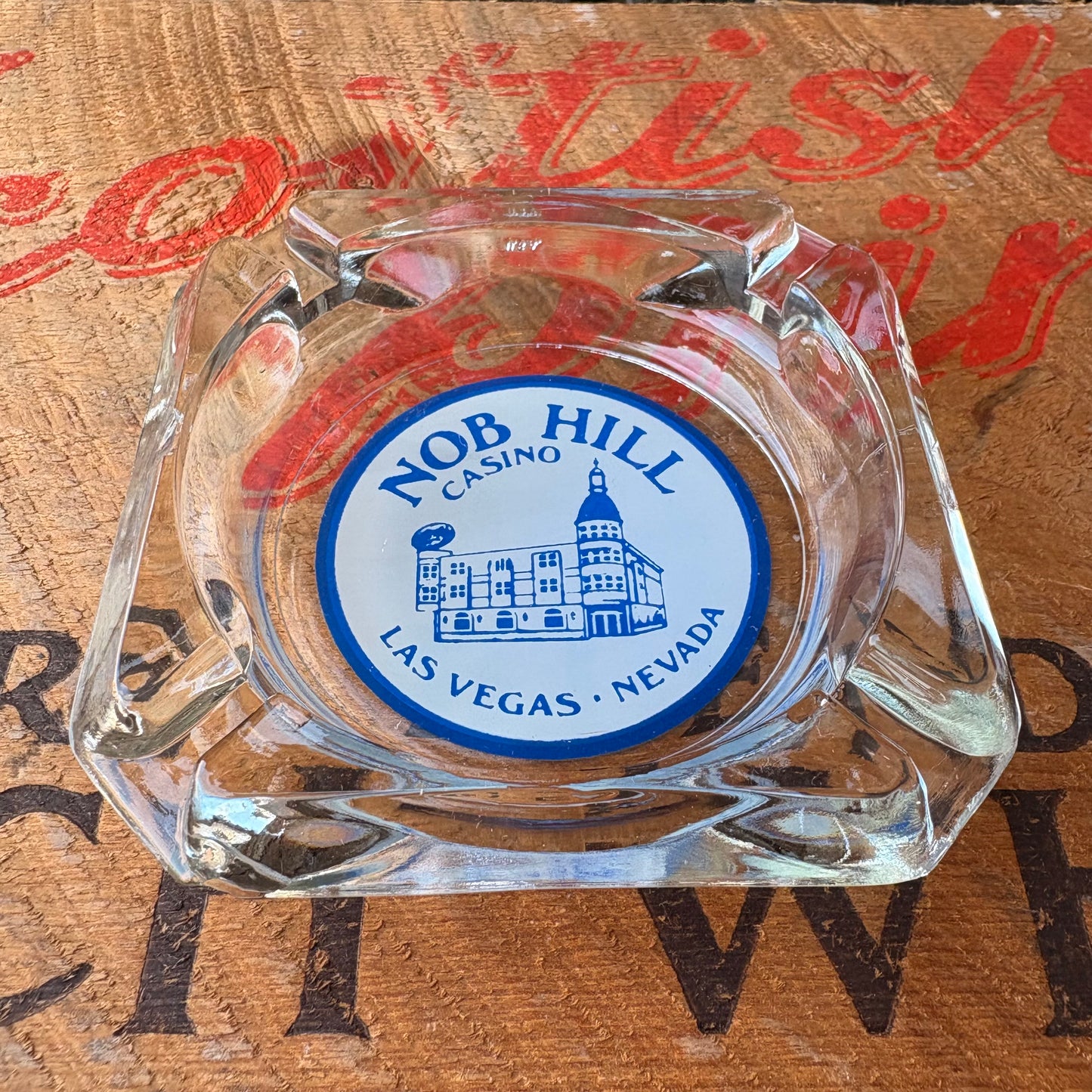【USA vintage】advertising ashtray NOB HILLCASINO