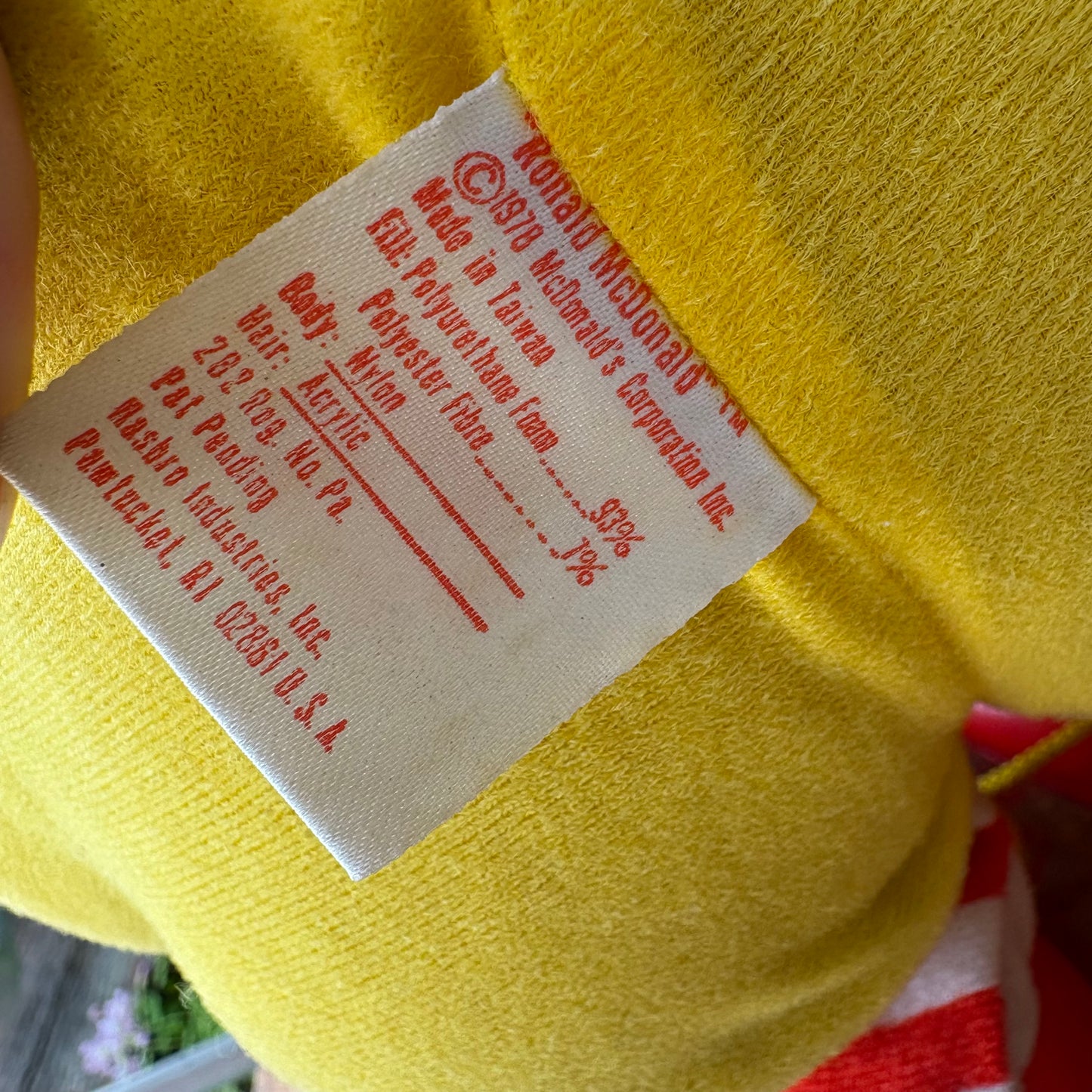 【1978 USA vintage】McDonald’s Ronald McDonald Doll