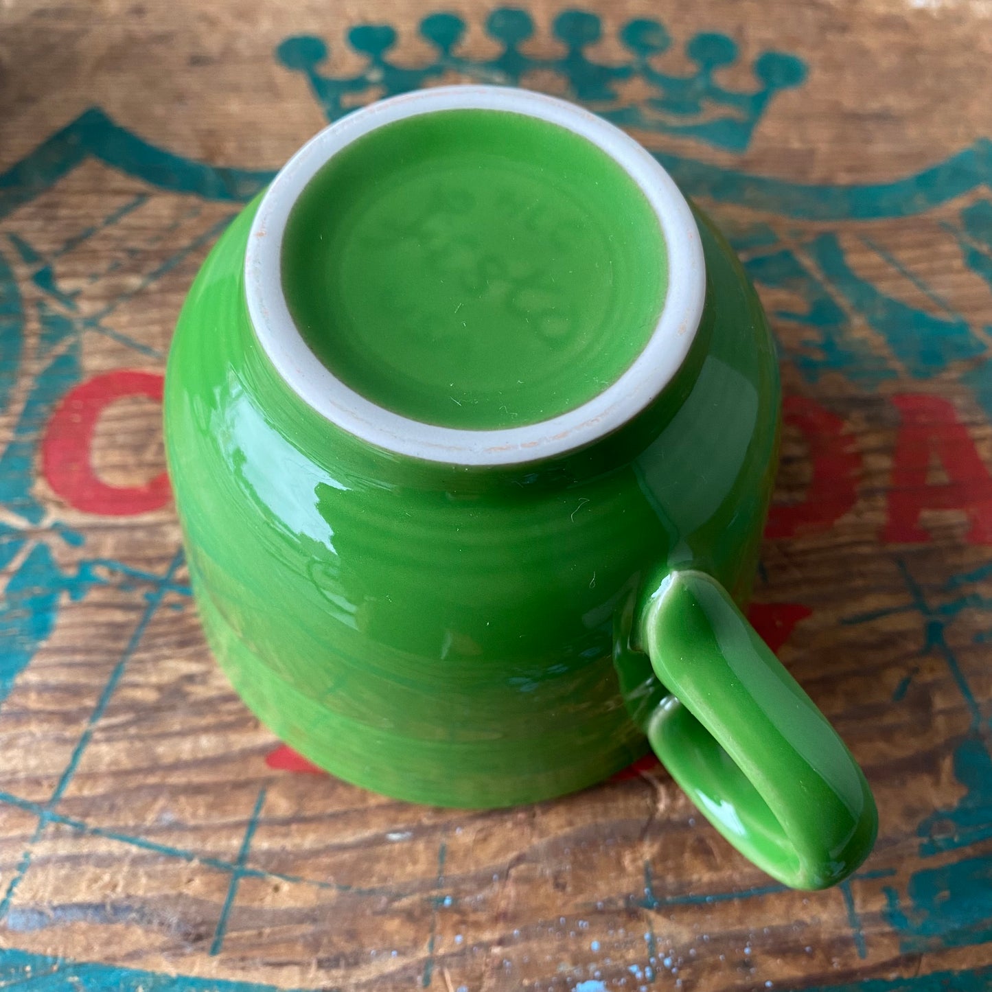 【USA vintage】FIESTA マグカップ グリーン
