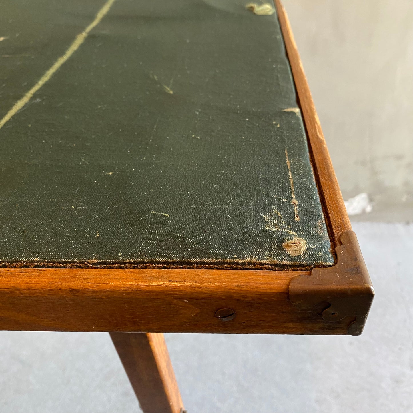 【1940s USA vintage】BURROWES Feather Weight FOLDING TABLE