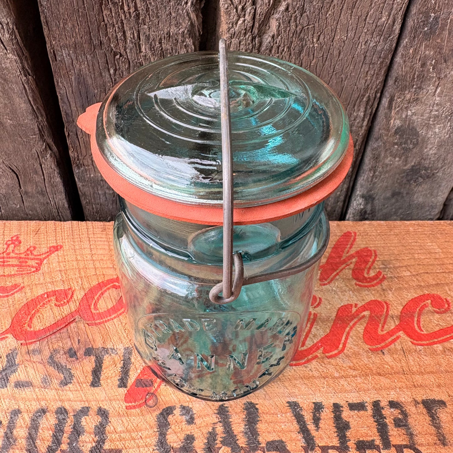 【USA vintage】BANNER WIDE MOUTH Fruit Jar
