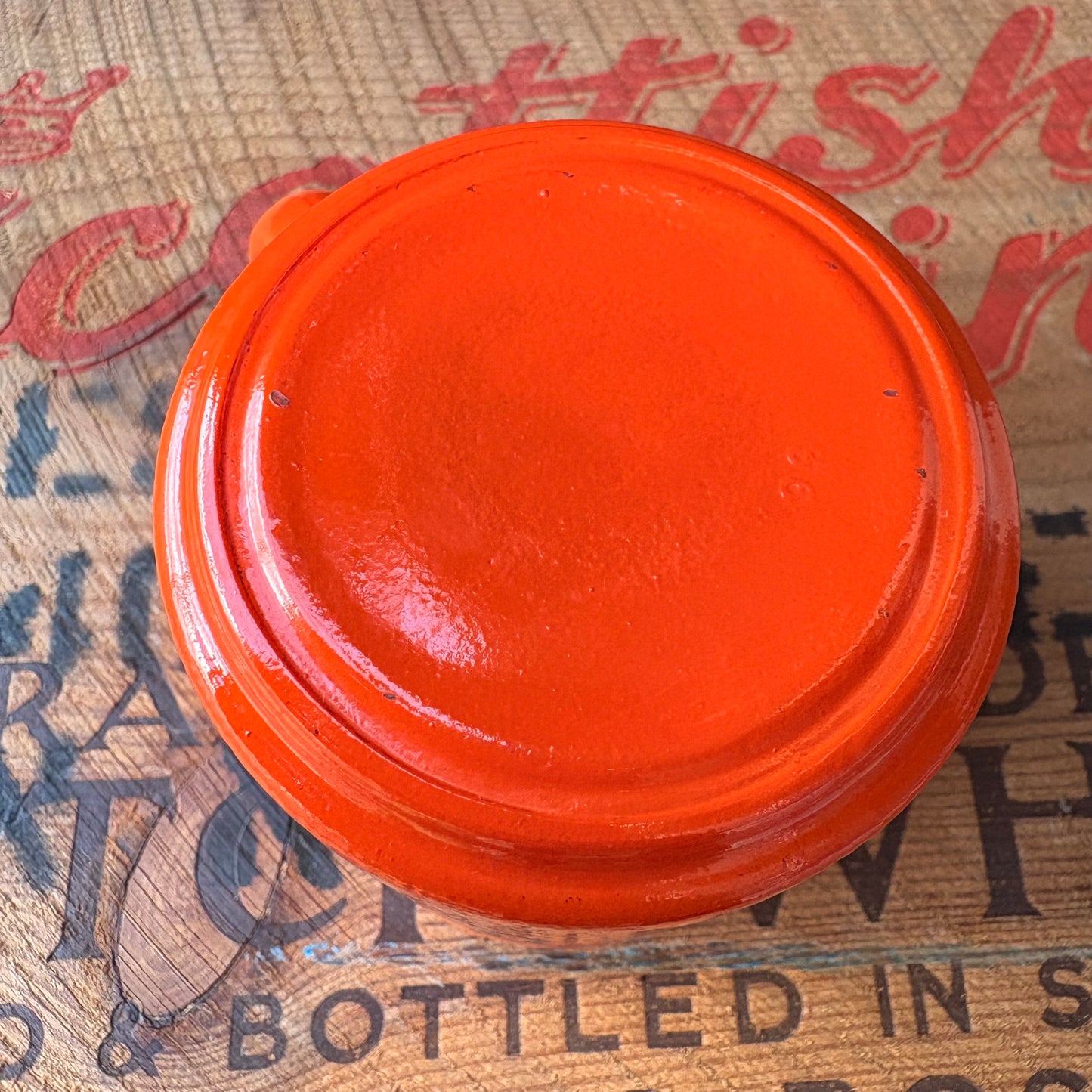 【USA vintage】 COOP Hazel Atlas mug orange