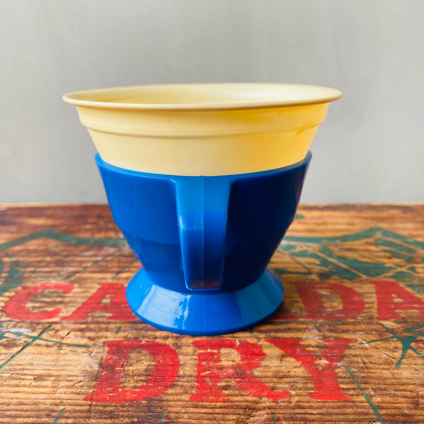 【1970s USA vintage】 SOLO COZY CUP BLUE