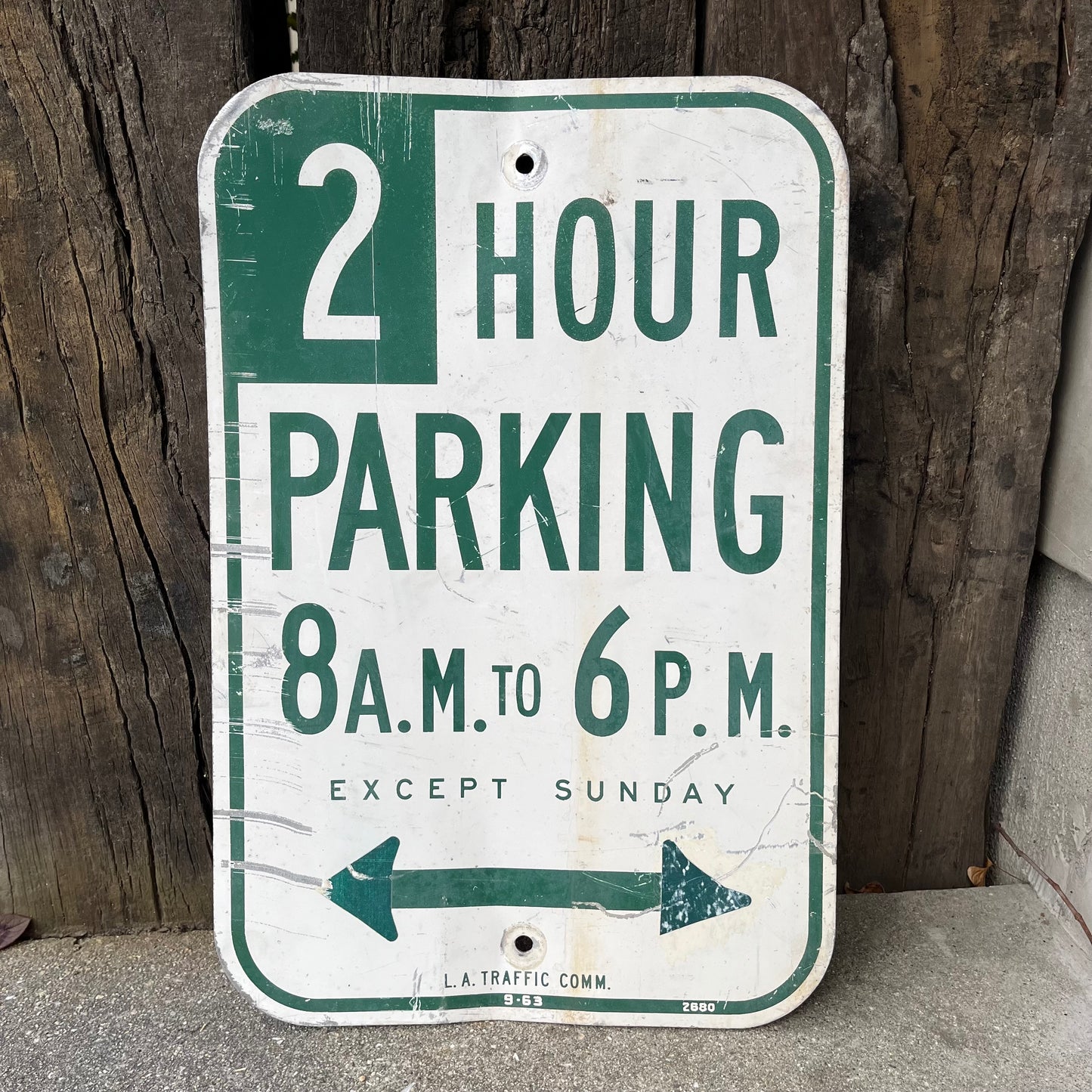 【USA vintage】Parking Sign