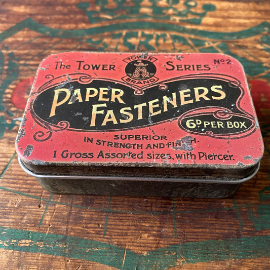 【USA】tin can PAPER FASTENERS