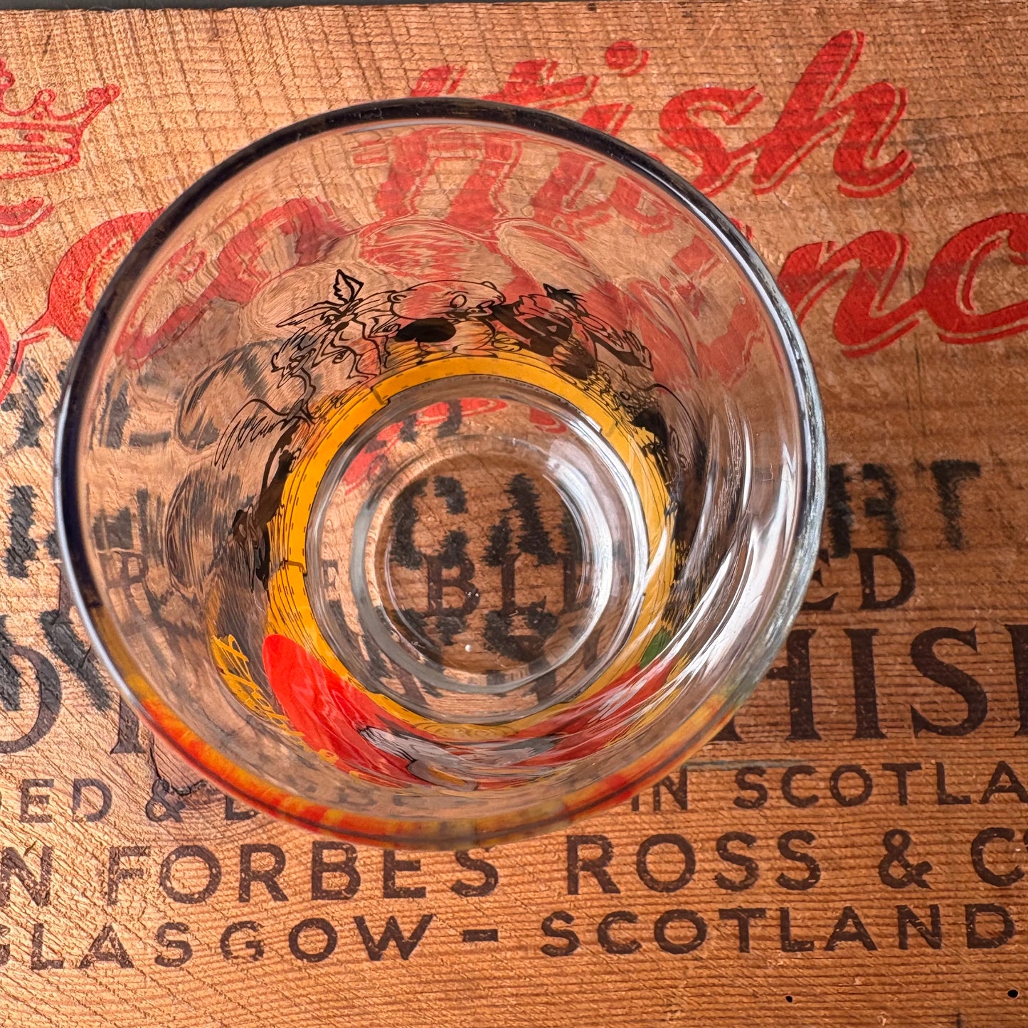 【1990s USA vintage】BUGS BUNNY 50th Anniversary Glass