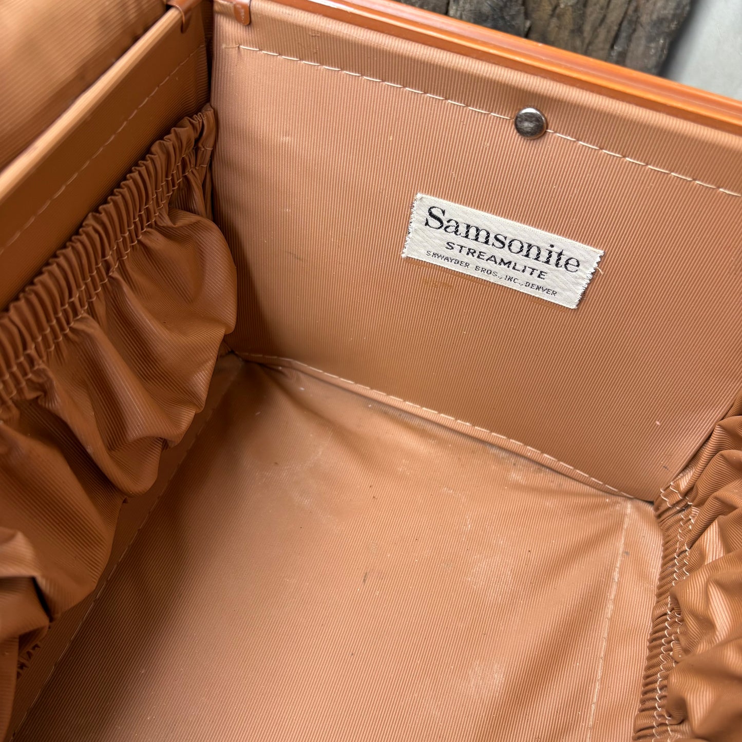 【1940s-1950s USA vintage】Samsonite Train Case