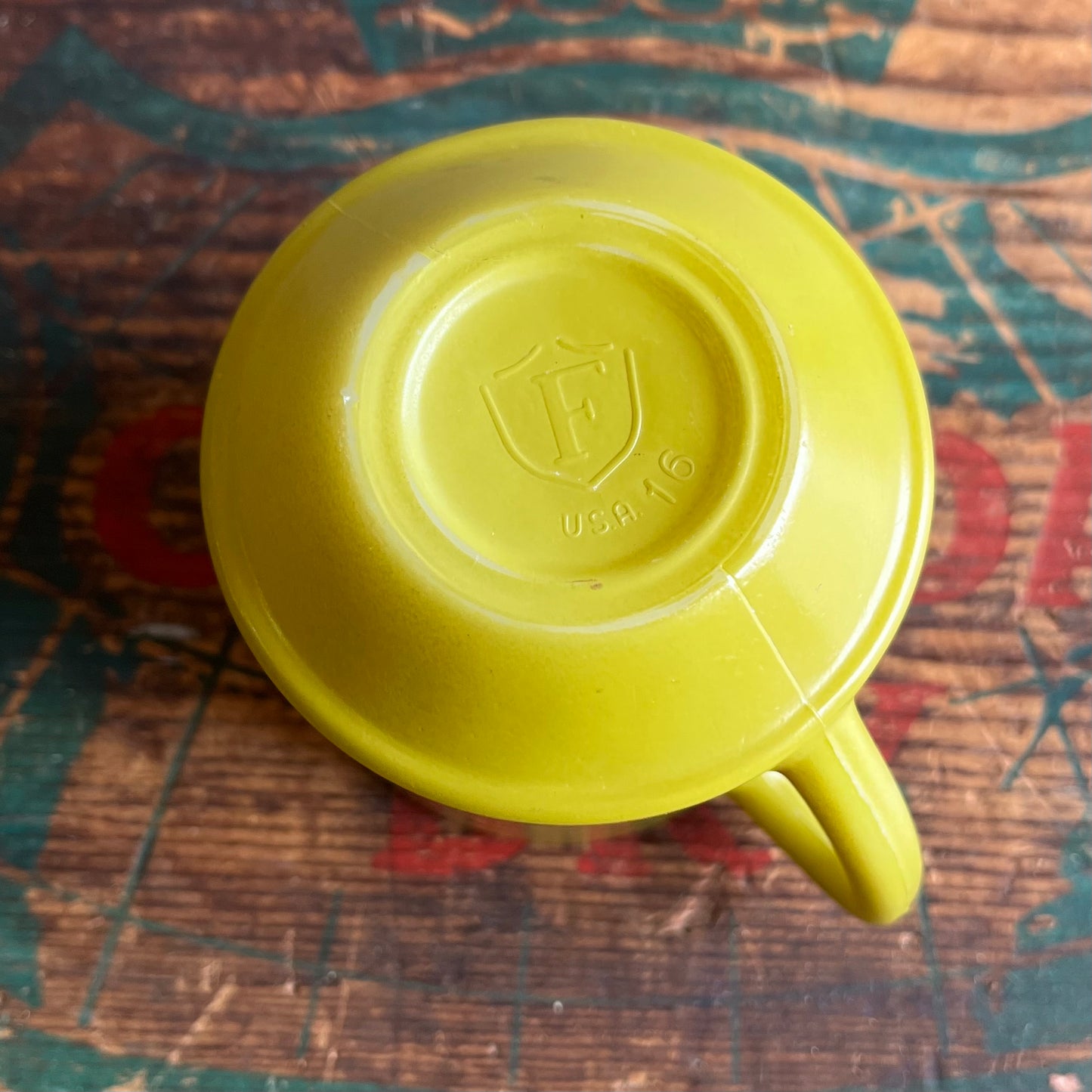 【60s USA vintage】Federal Sunshine Mug