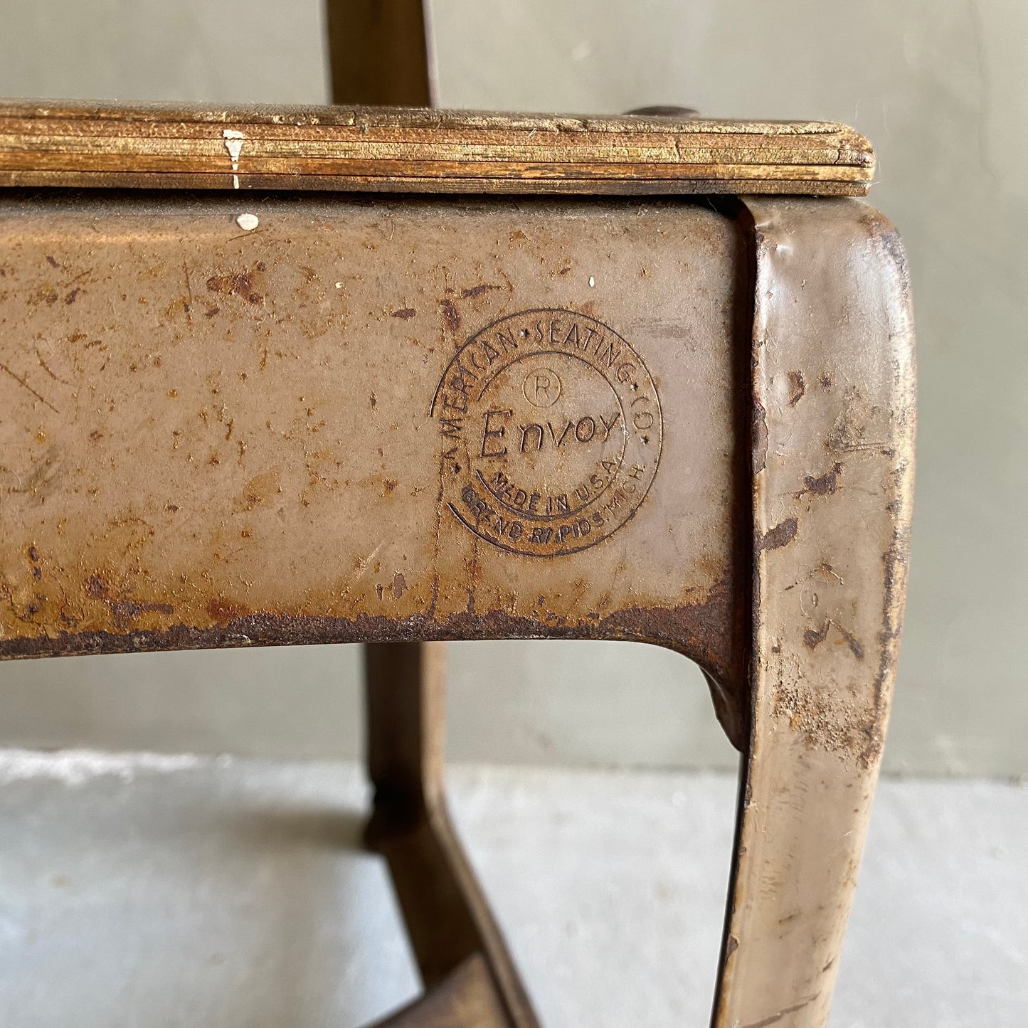 【1950s-1960s USA vintage】School chair