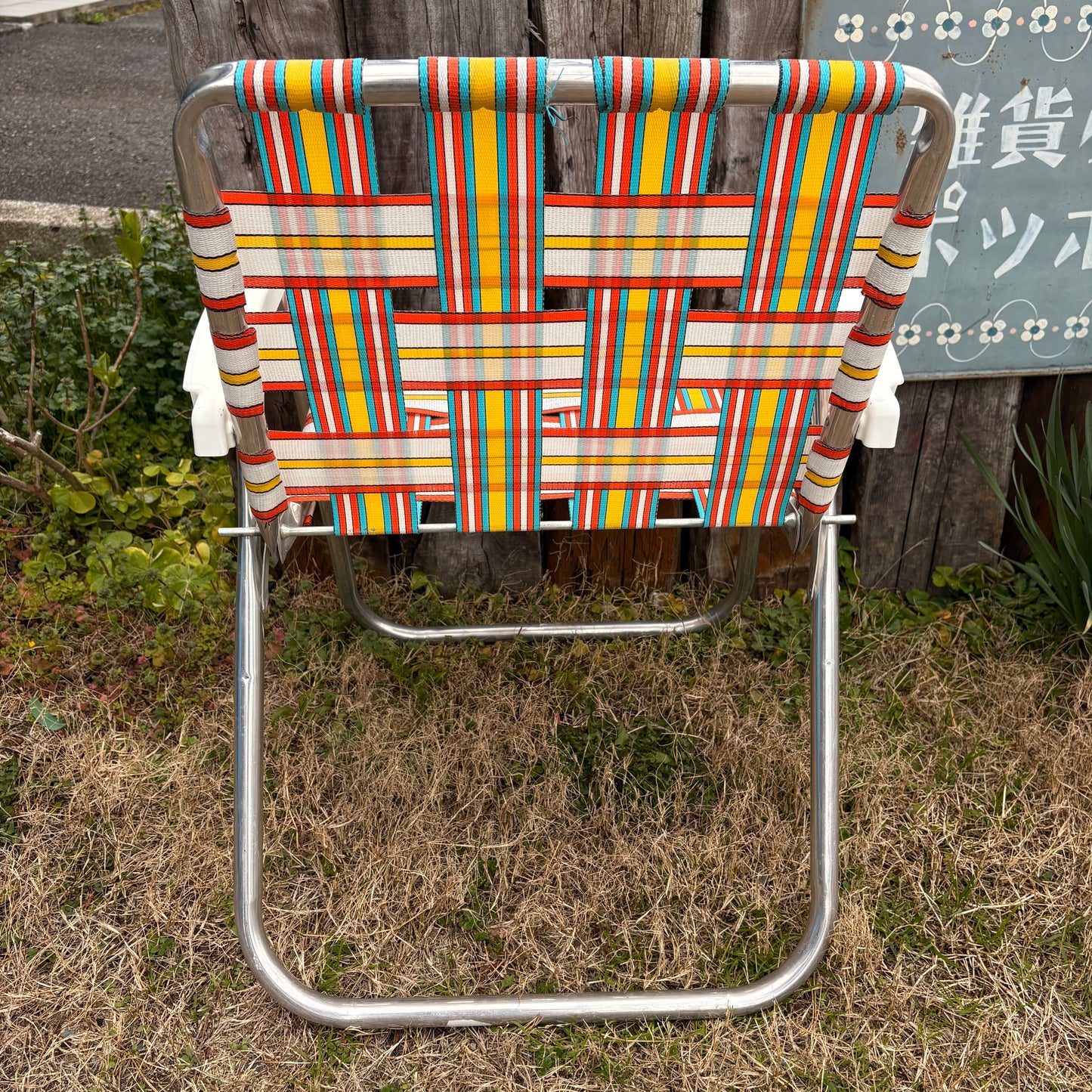 【1960s-1970s USA vintage】Folding Lawn Chair