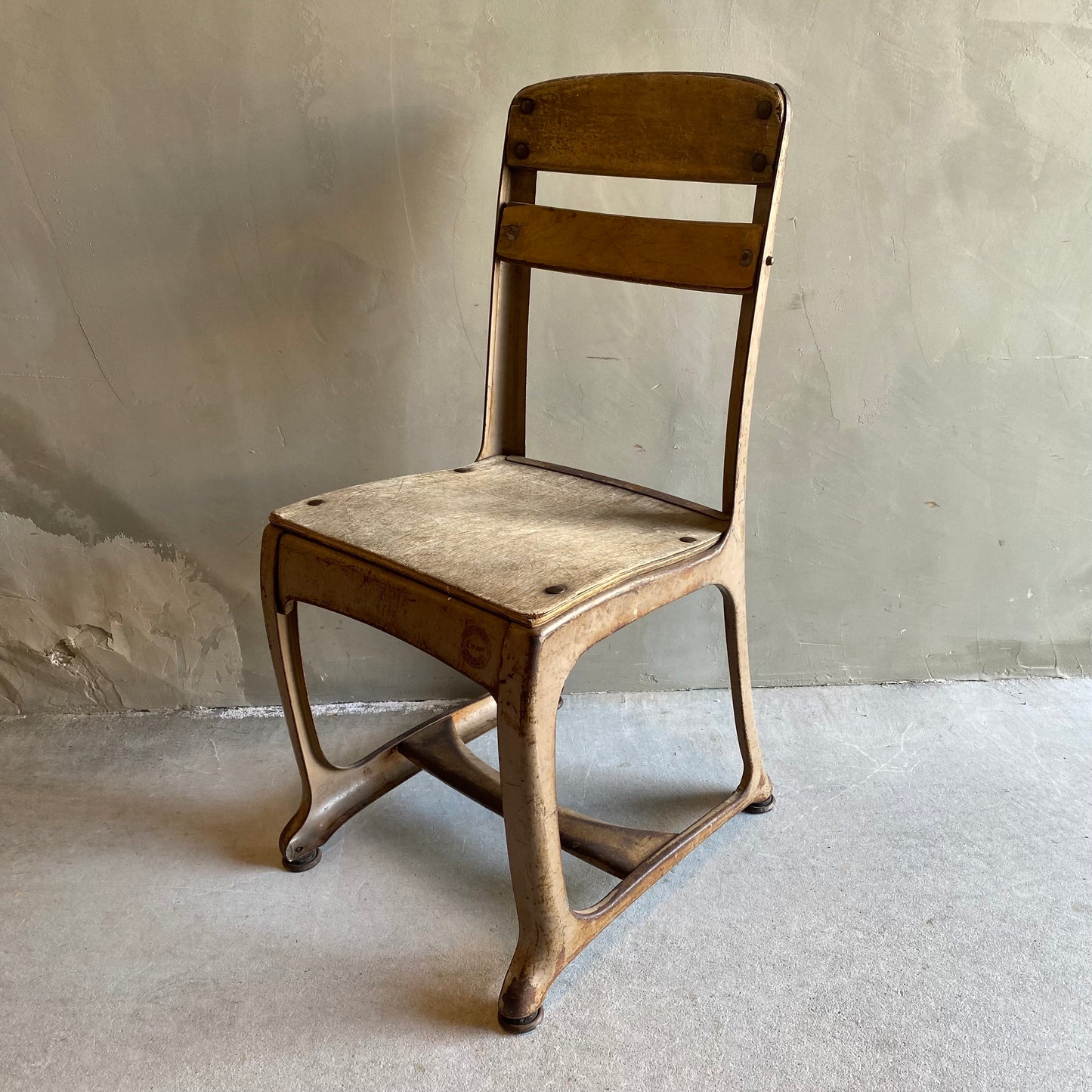 【1950s-1960s USA vintage】School chair