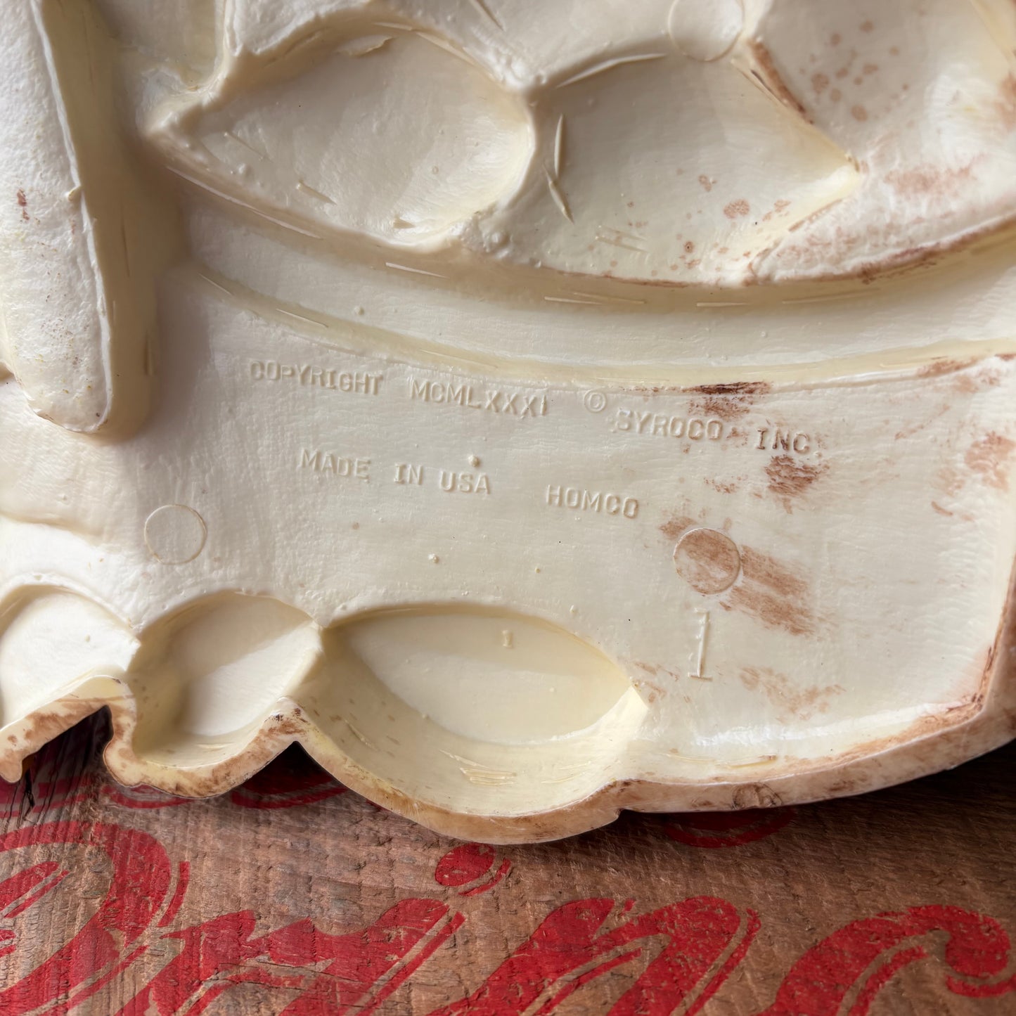 【1970s USA vintage】Homco Wall deco set