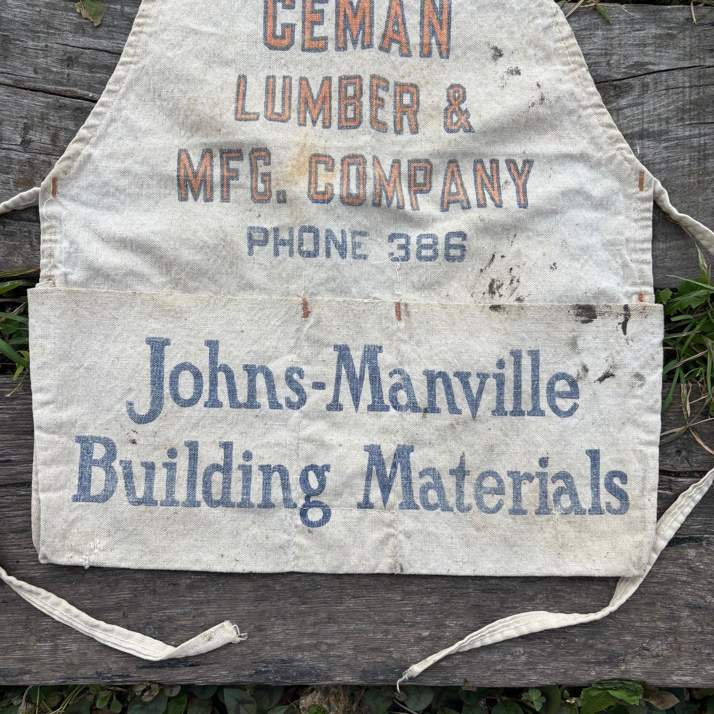 【1950s USA vintage】work apron