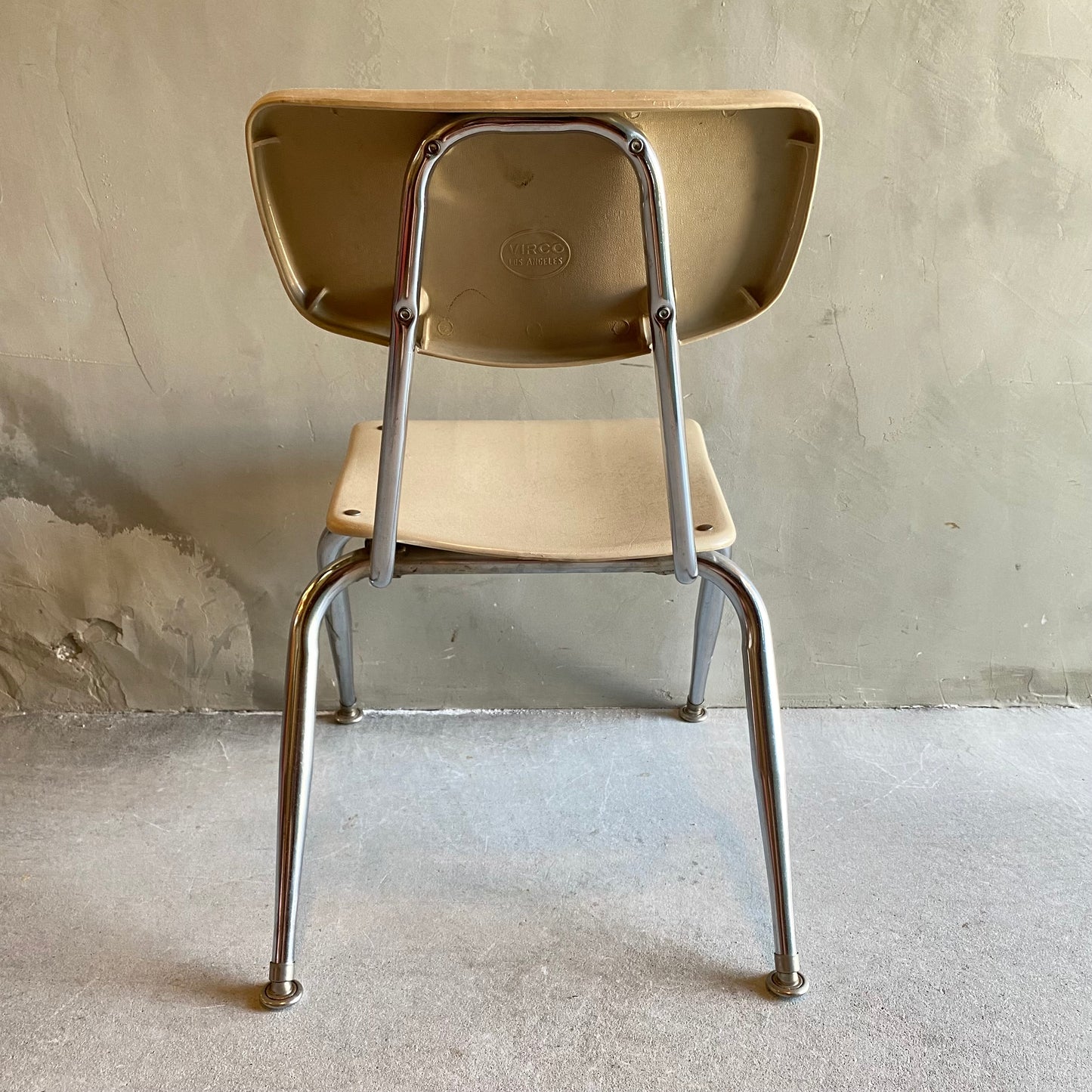 【USA vintage 】VIRCO kids chair white M