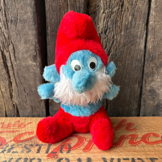 【1980s vintage】Smurf plush doll