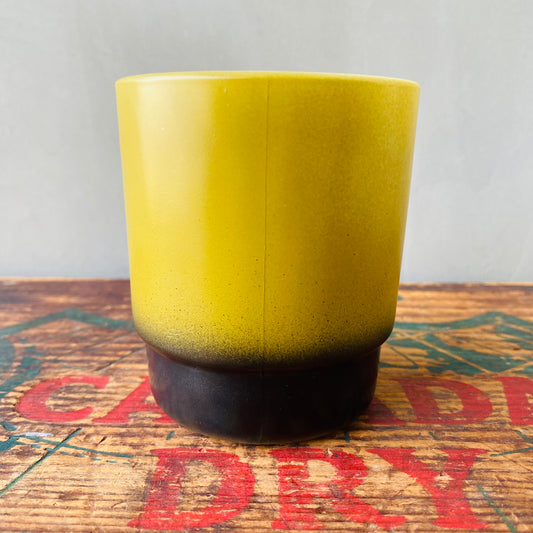 【1960s USA vintage】Fire-King mug Yellow×Black