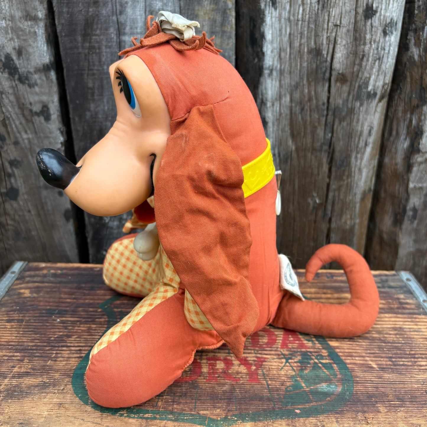 【1964 USA vintage】MATTEL Rubber Face dog T-Bone