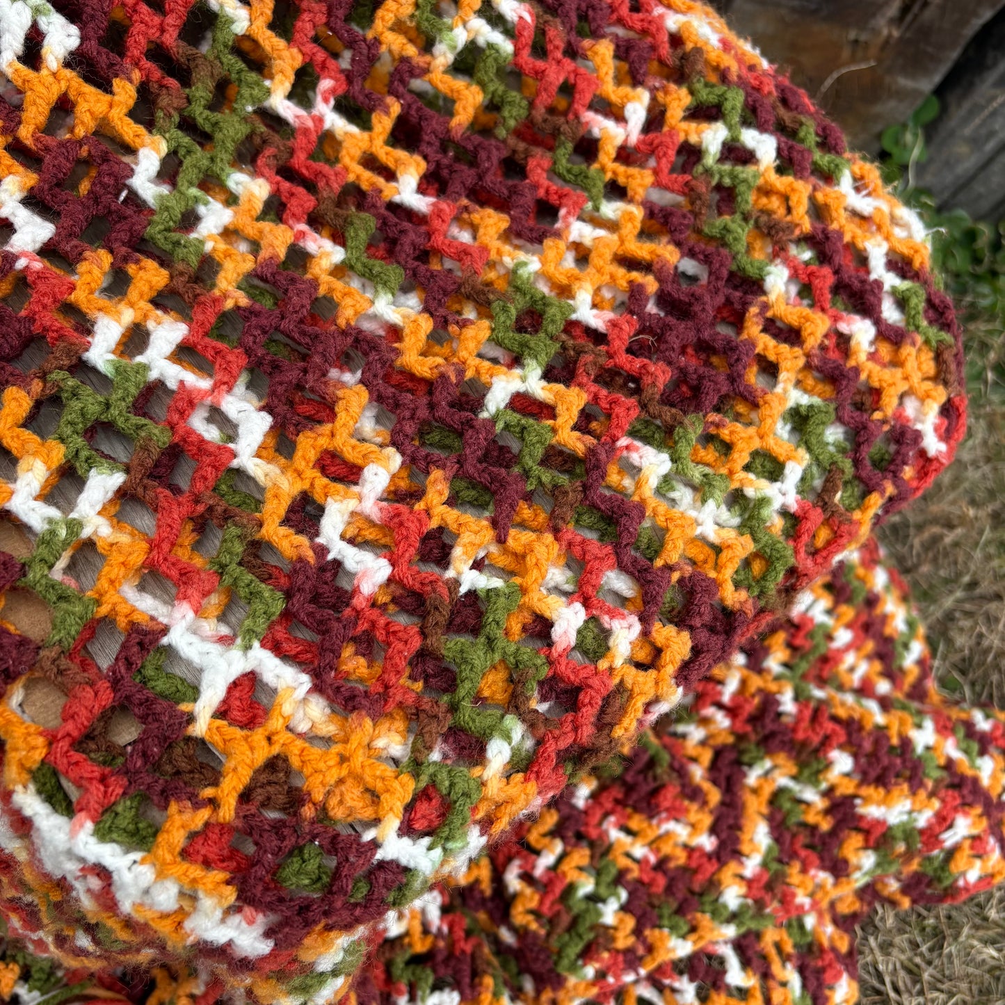 【USA vintage】granny blanket