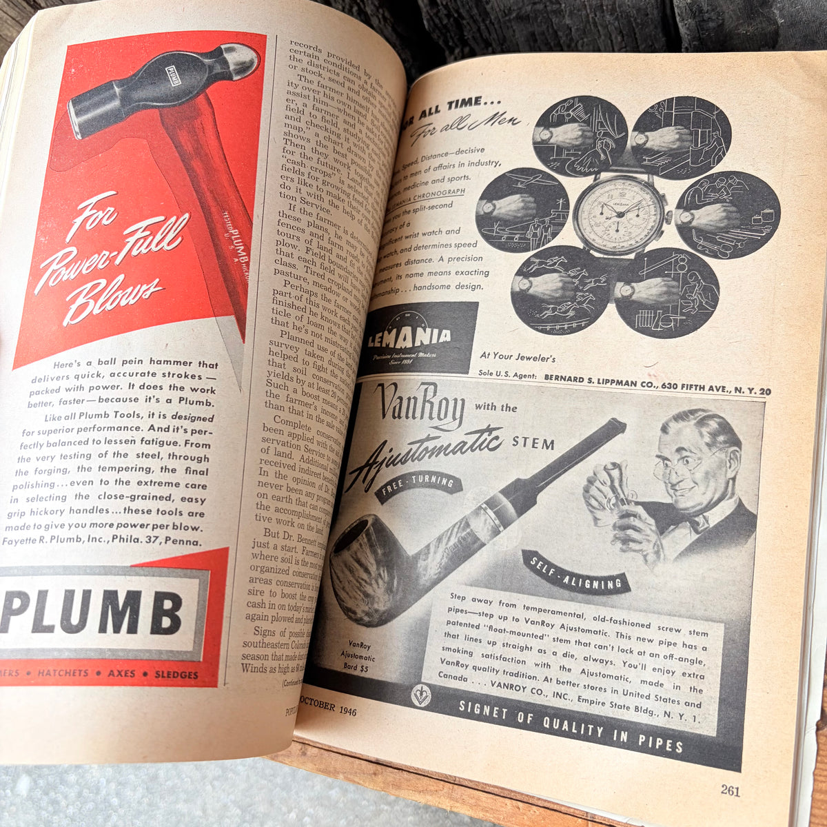 【1940s USA vintage】POPULAR MECHANICS MAGAZINE OCTOBER 1946