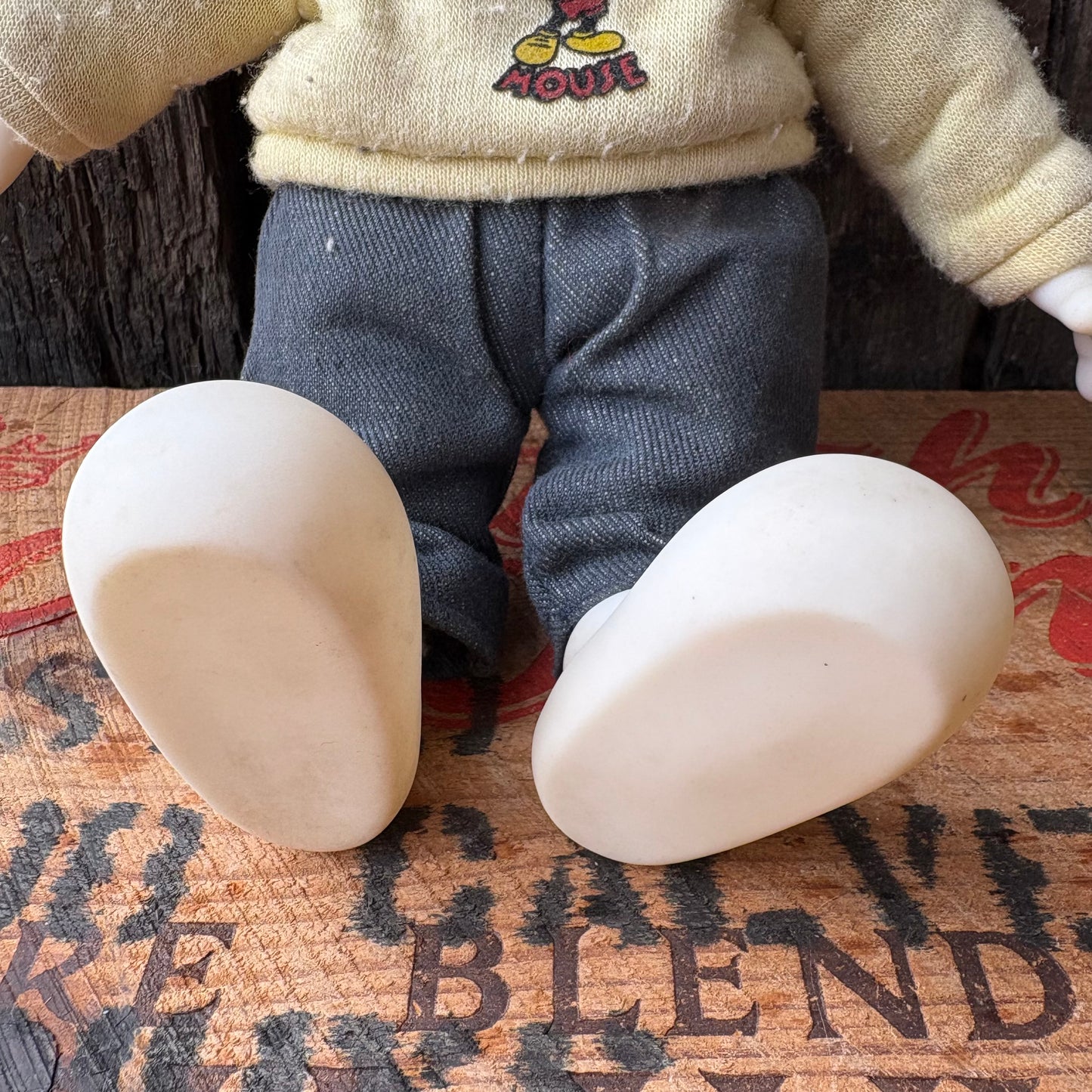 【1980s vintage】applause Mickey Mouse Plush Doll