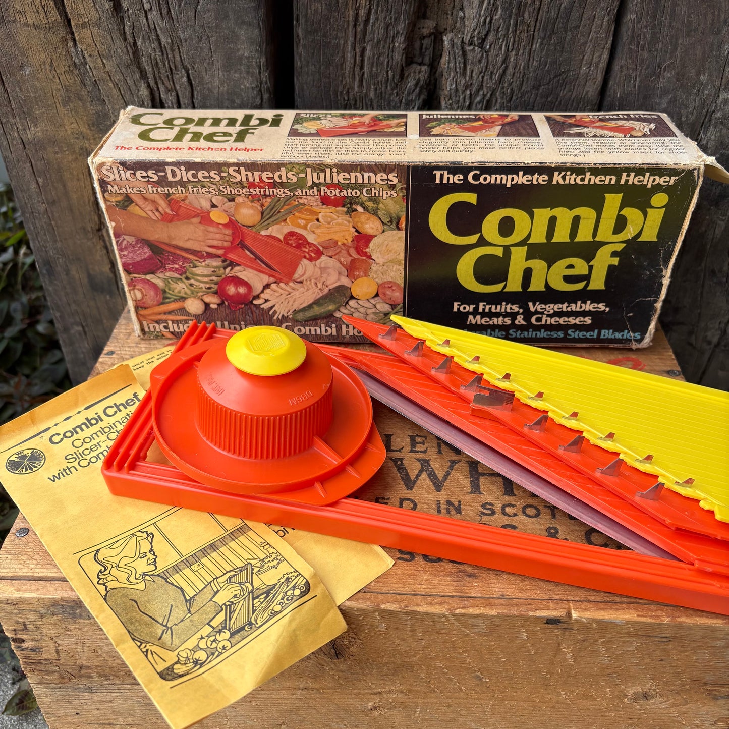 【1970s USA vintage】Combi Chef Combination Slicer-Chipper