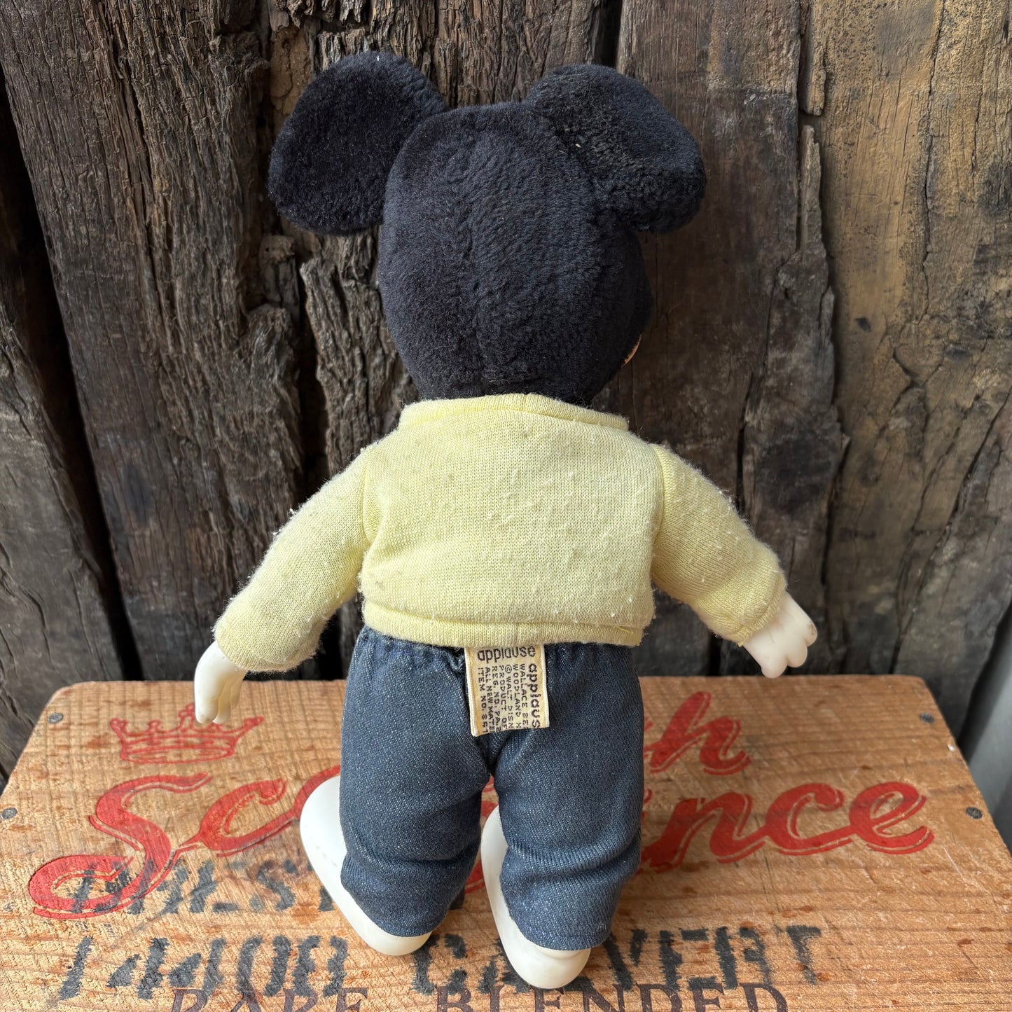 【1980s vintage】applause Mickey Mouse Plush Doll